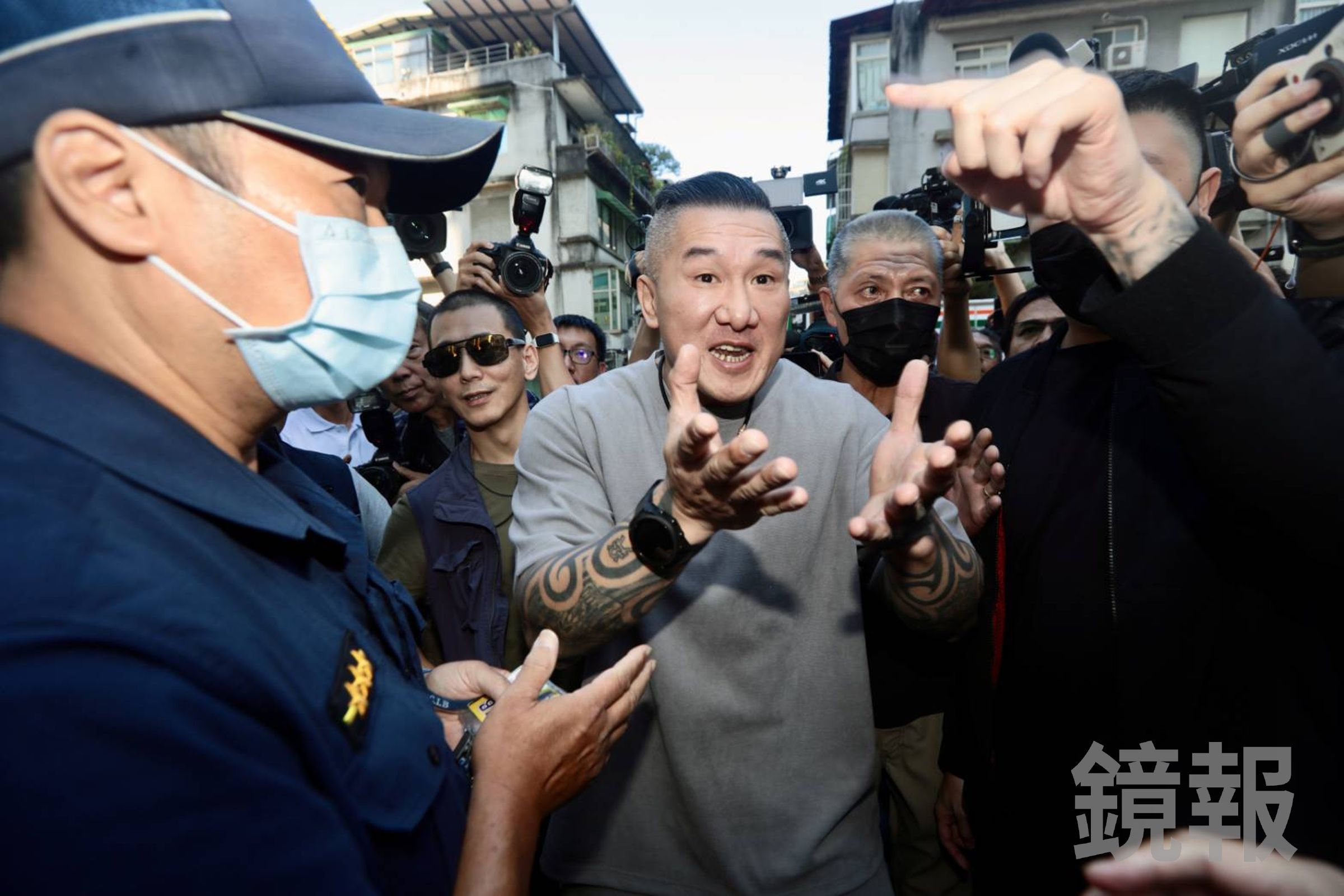 陳之漢今天下午遭刑事局約談。(鏡報林煒凱)
