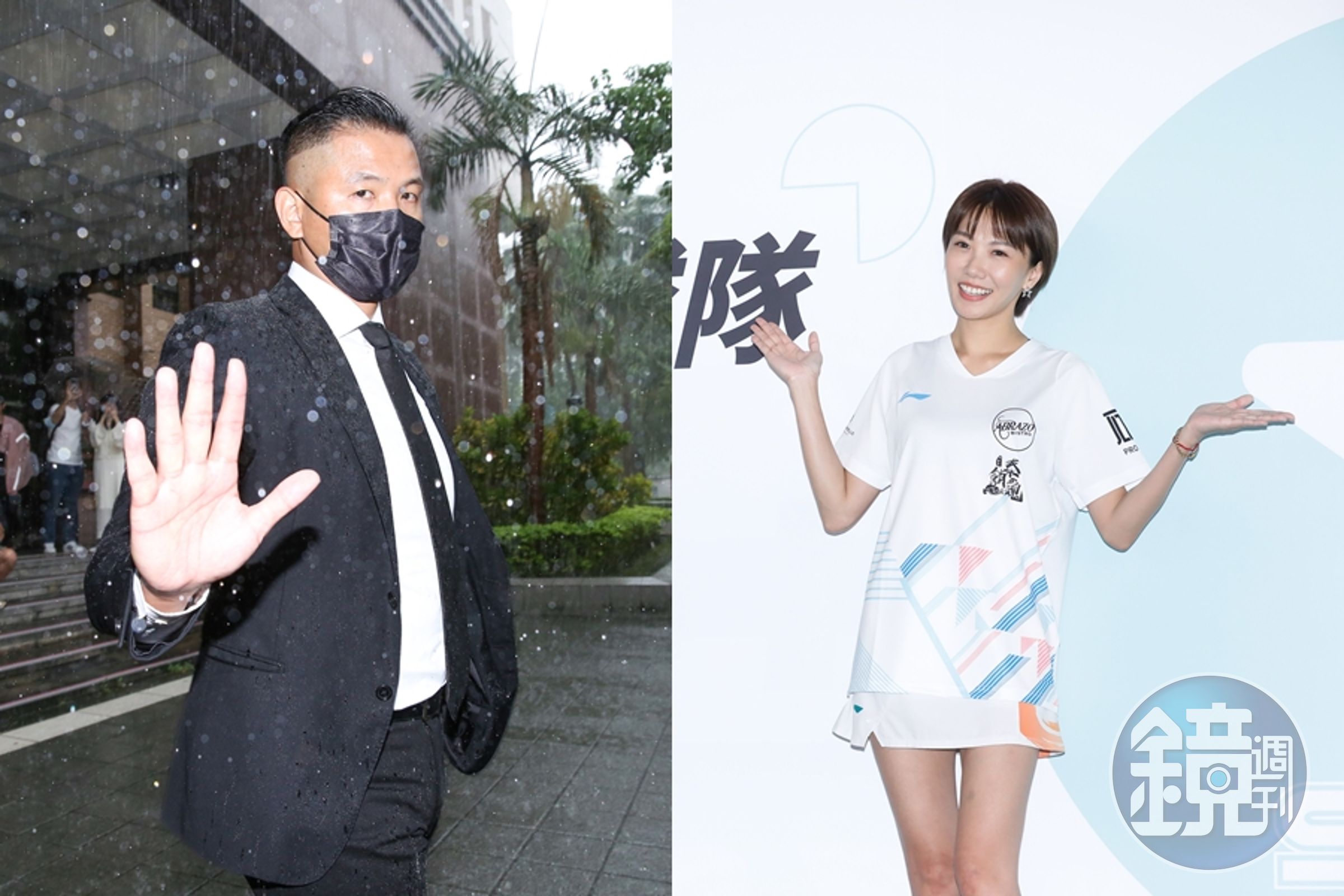 陳建州（左）日前提告大牙（右）妨害名譽，台北地檢署今決議不起訴。（本刊資料照）
