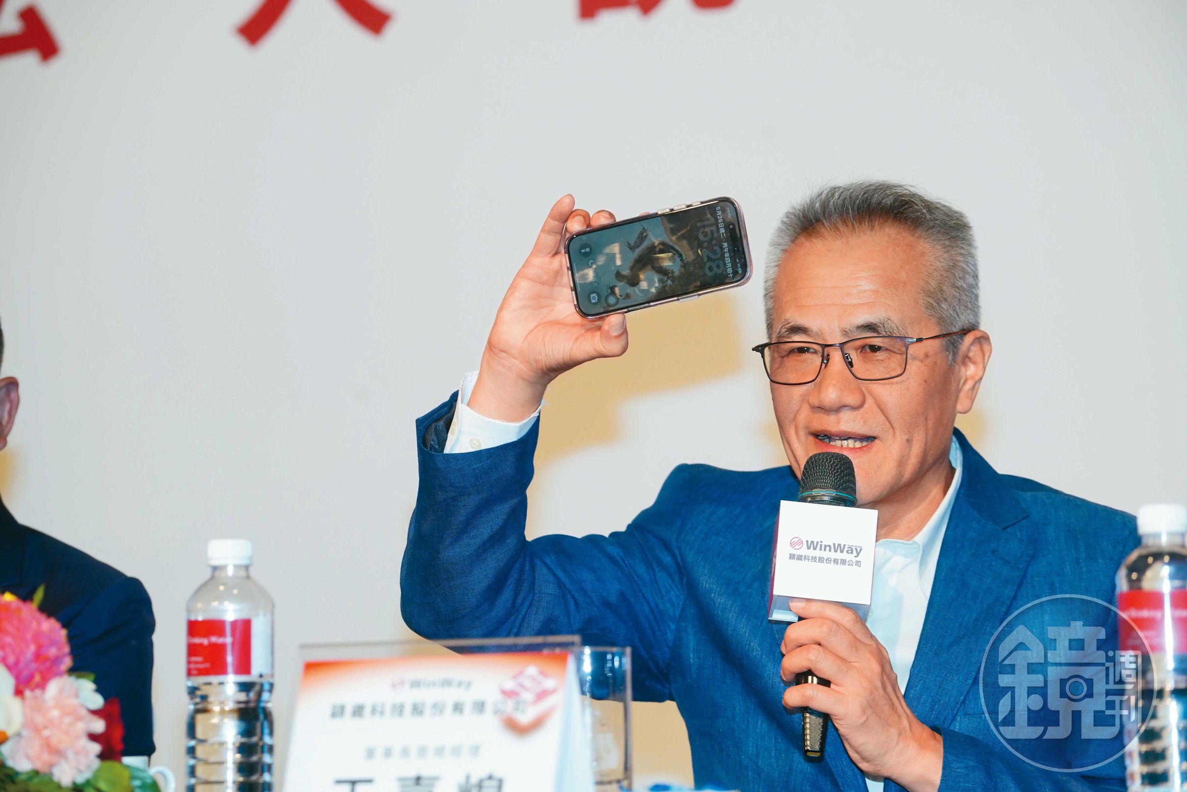 王嘉煌對穎崴的技術領先有信心，每年持續投入研發經費數千萬元維持優勢地位。