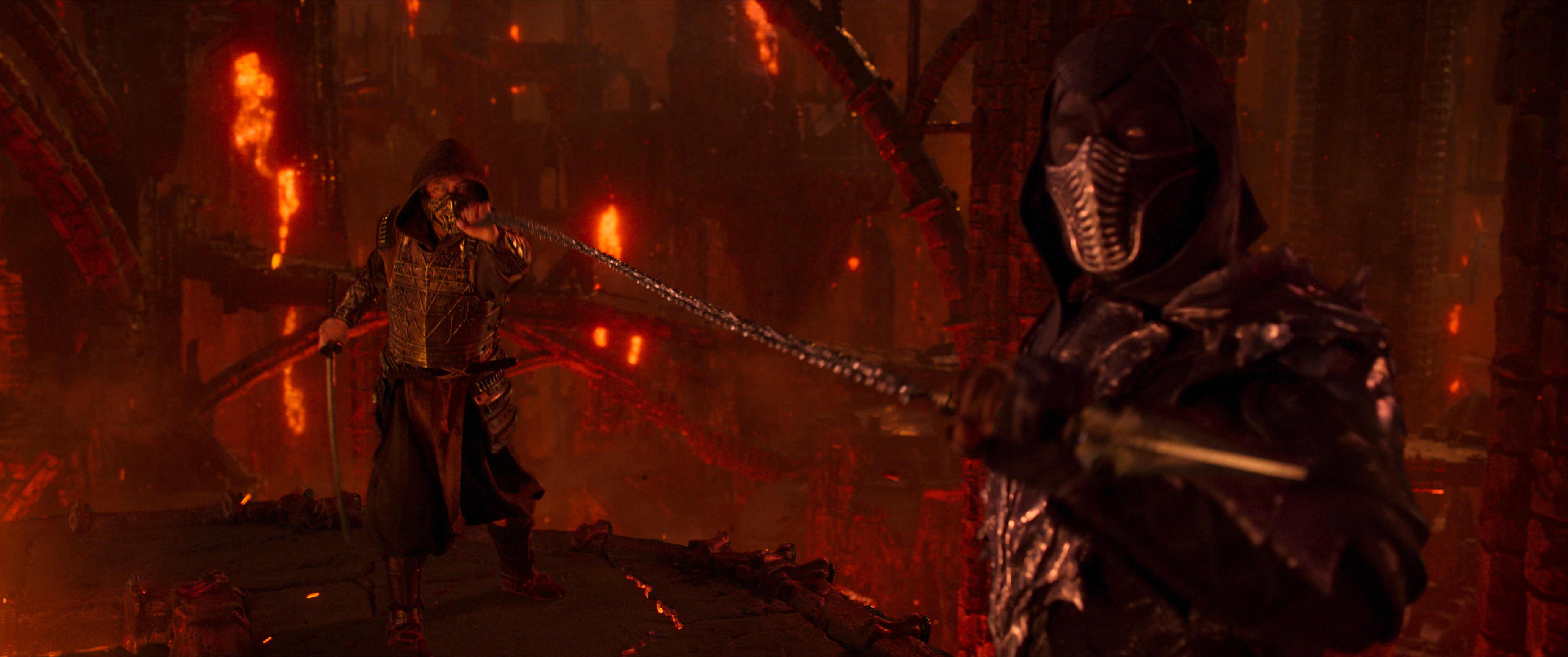 《真人快打II》實現粉絲的期待，交代更多戰鬥舞台的不同設定。（華納兄弟提供）