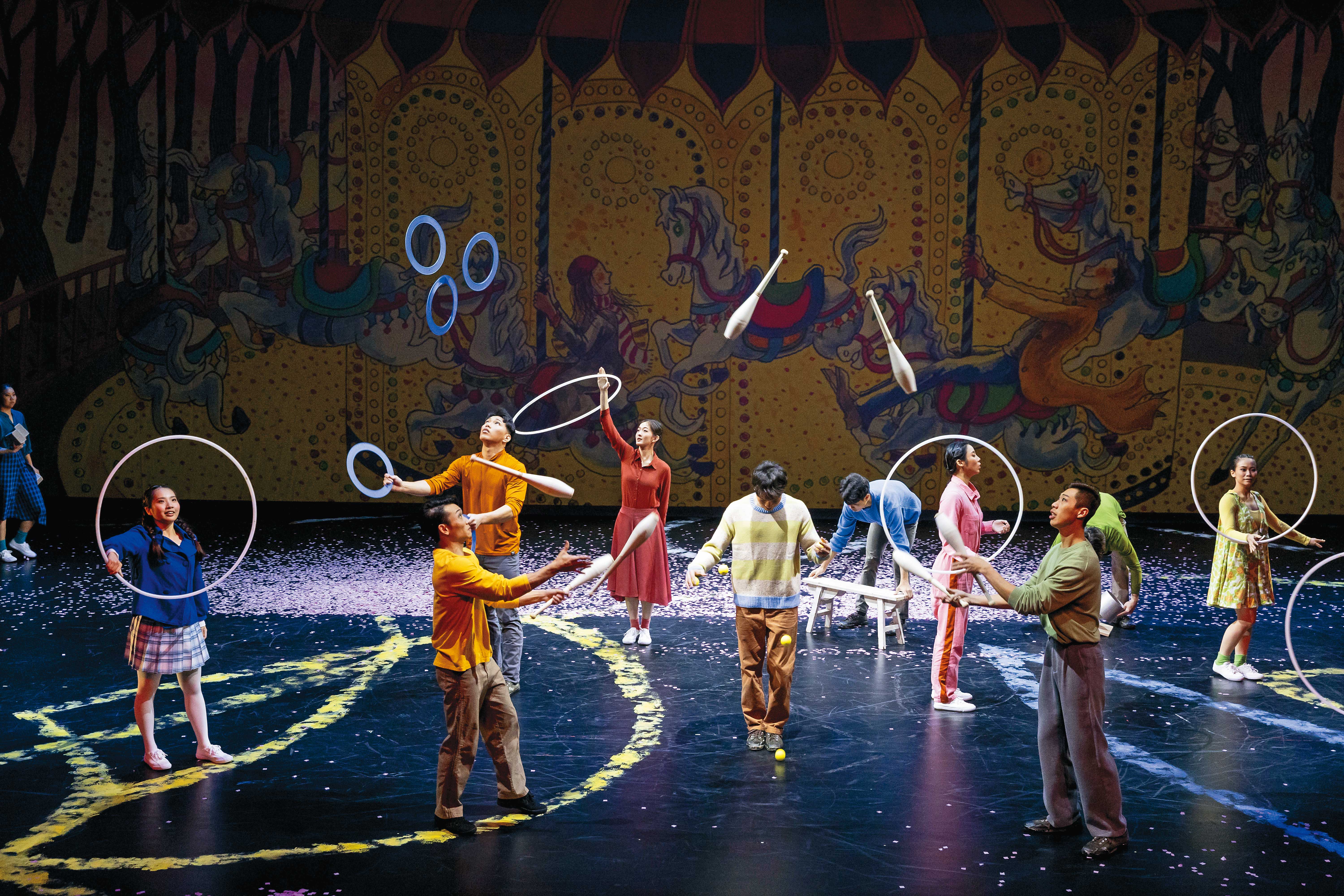 FOCASA成員約莫40人，為台灣唯一的職業馬戲團。