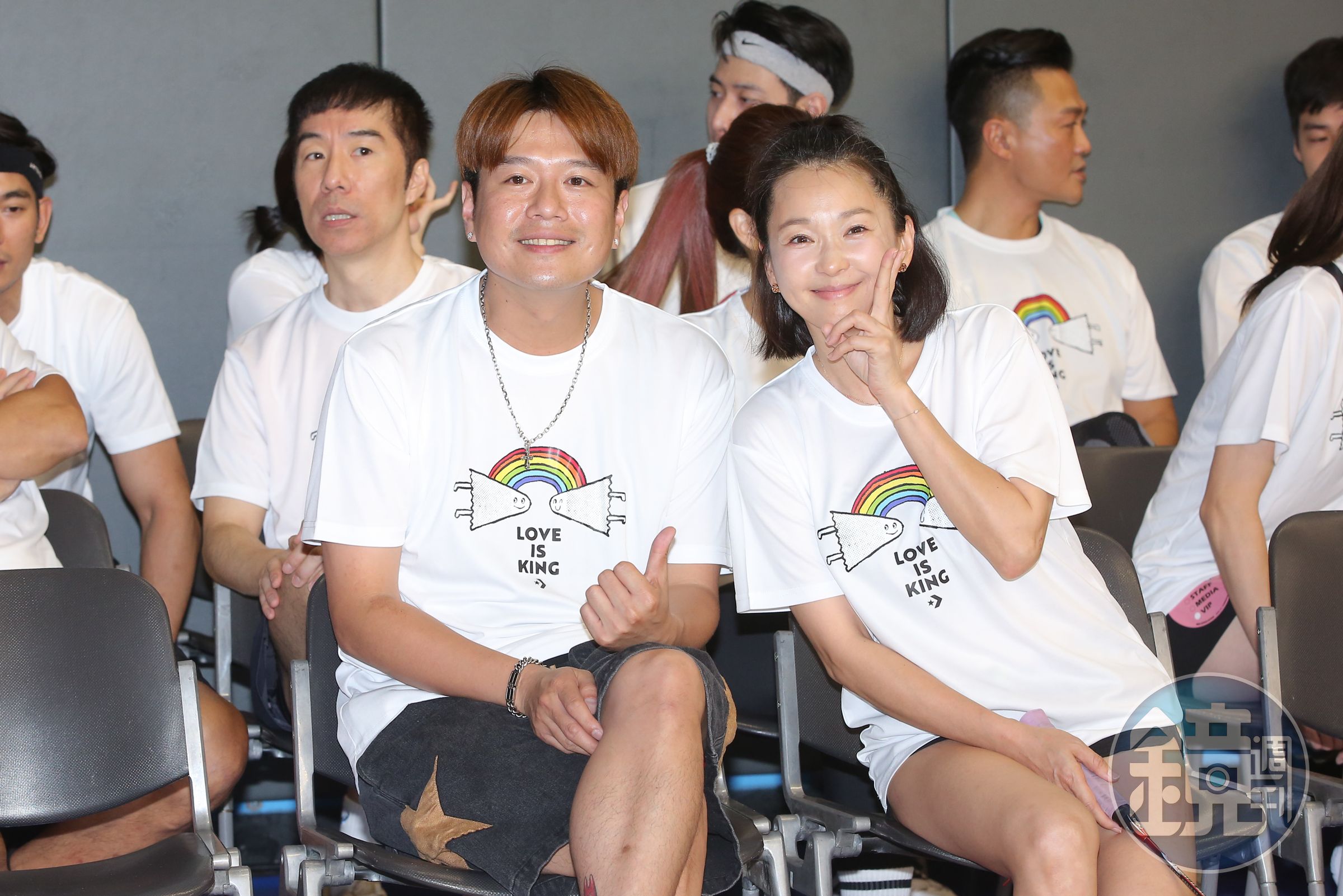 六月和李易傳婚變後首度同台。