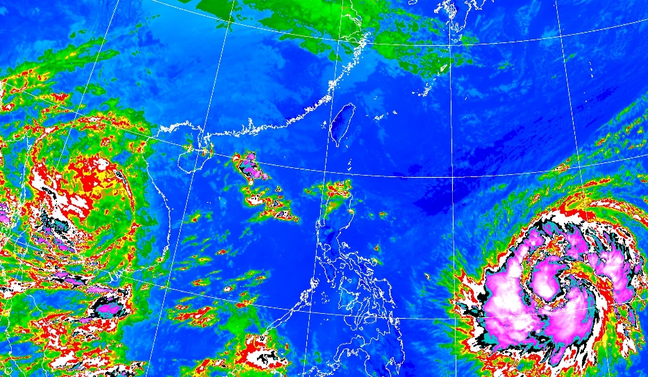 颱風鳳凰目前預估路徑除了登陸菲律賓，未來也將朝台灣撲來。（翻攝中央氣象署官網）