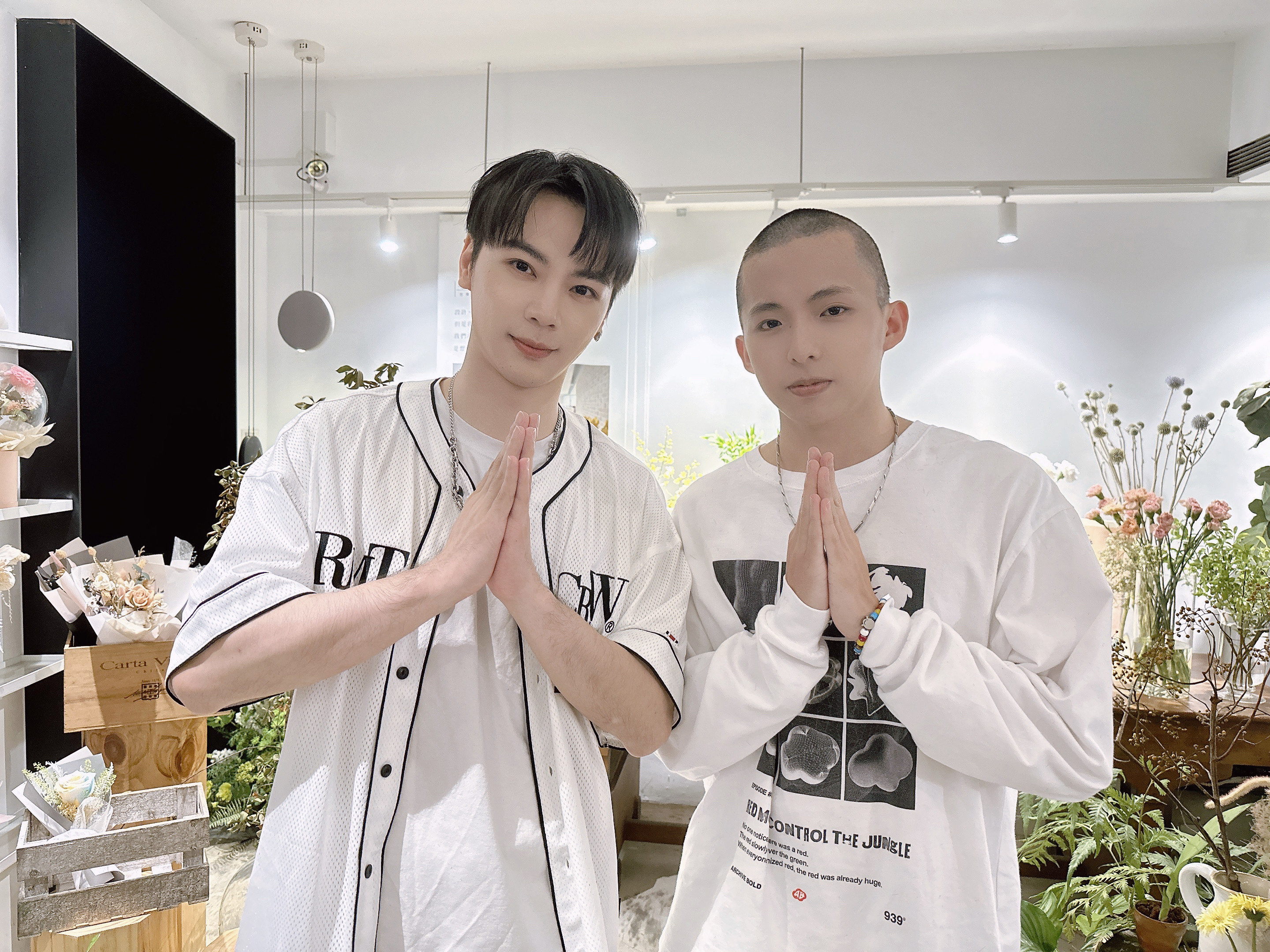 古曜威貼心為陳柏諦舉辦了剃頭派對。（單純夢想文創事業提供）