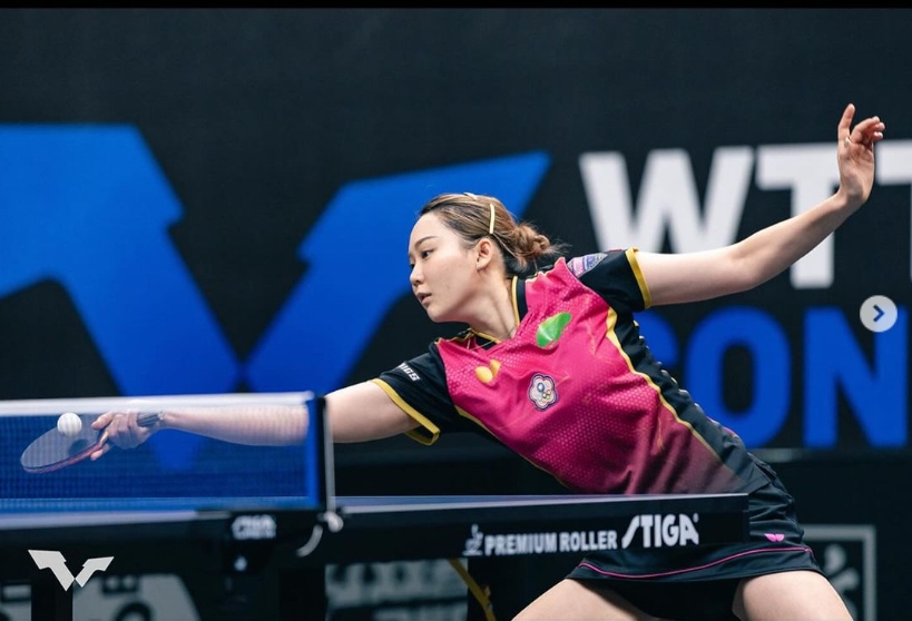 台灣女雙組合鄭先知、簡彤娟在巴西里約熱內盧舉行的世界桌球職業大聯盟（WTT）挑戰賽奪得亞軍。（非本次比賽照片，翻攝自鄭先知IG）