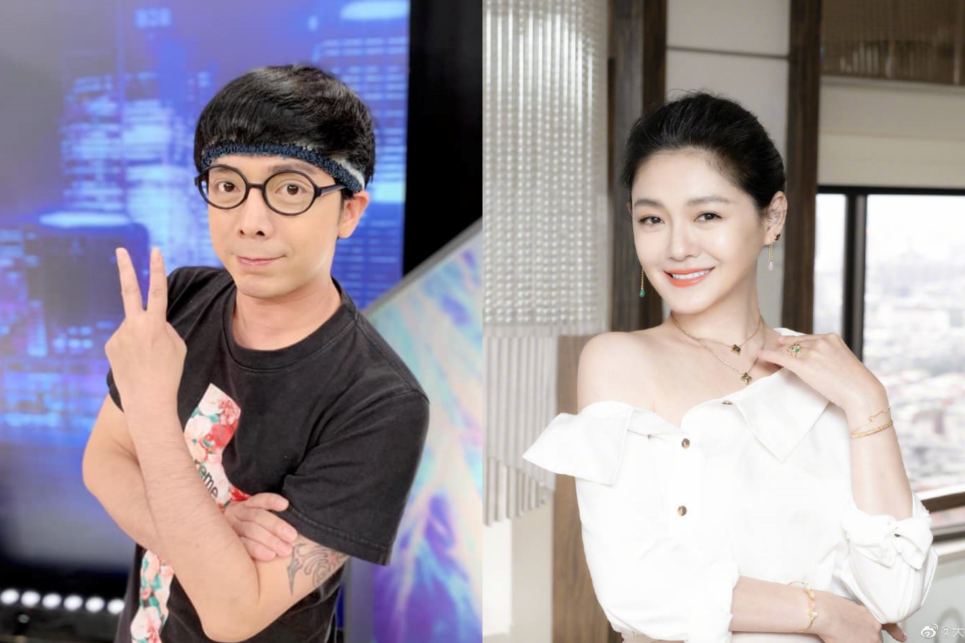 小炳以大S本名為構思，創作歌曲悼念大S的離去。（合成圖，左翻攝小炳臉書，右翻攝大S微博）