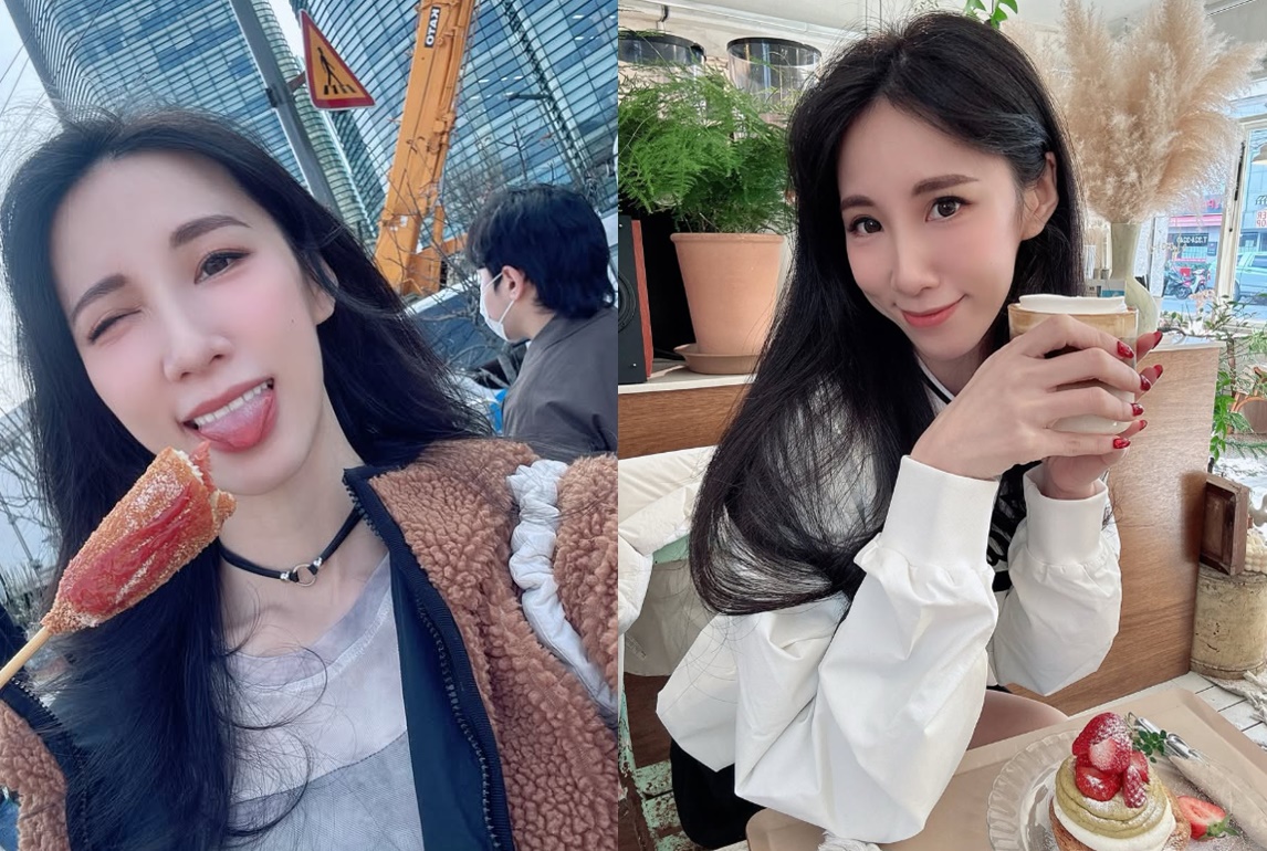 瑤瑤赴警局做筆錄，疑似開告網路酸民。（翻攝自IG@qiaoxinhuang）