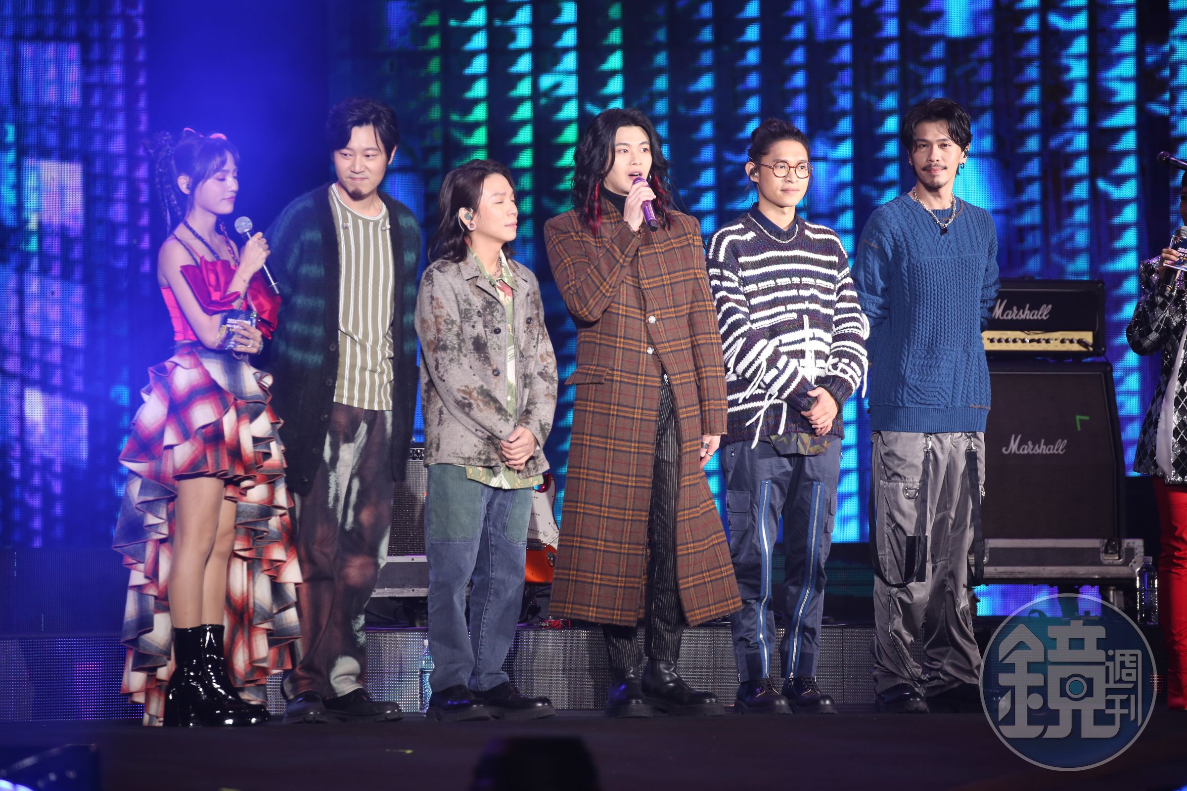 糜先生唱完跨年,明天將擔任五月天演唱會開場嘉賓。