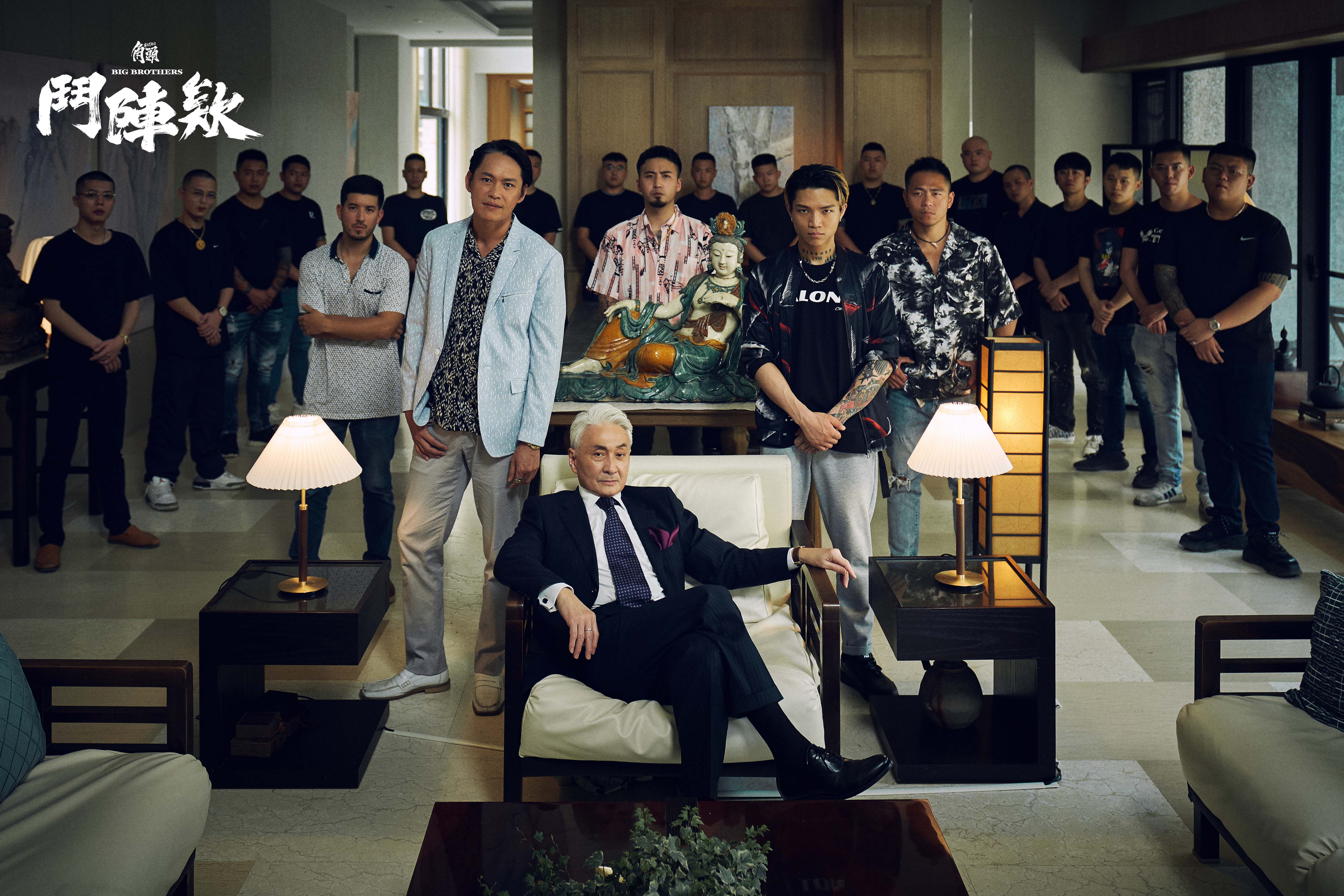 全新登場的南霸天「海董」由崔浩然演出,堪稱《角頭》宇宙發展至今最具威脅性的反派大魔王。(曼尼娛樂提供)