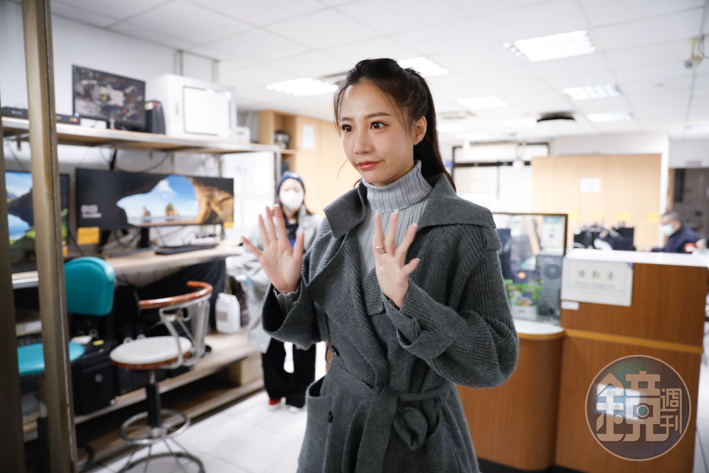 林采緹副業遭詐騙網站鎖定今親赴警局報案。