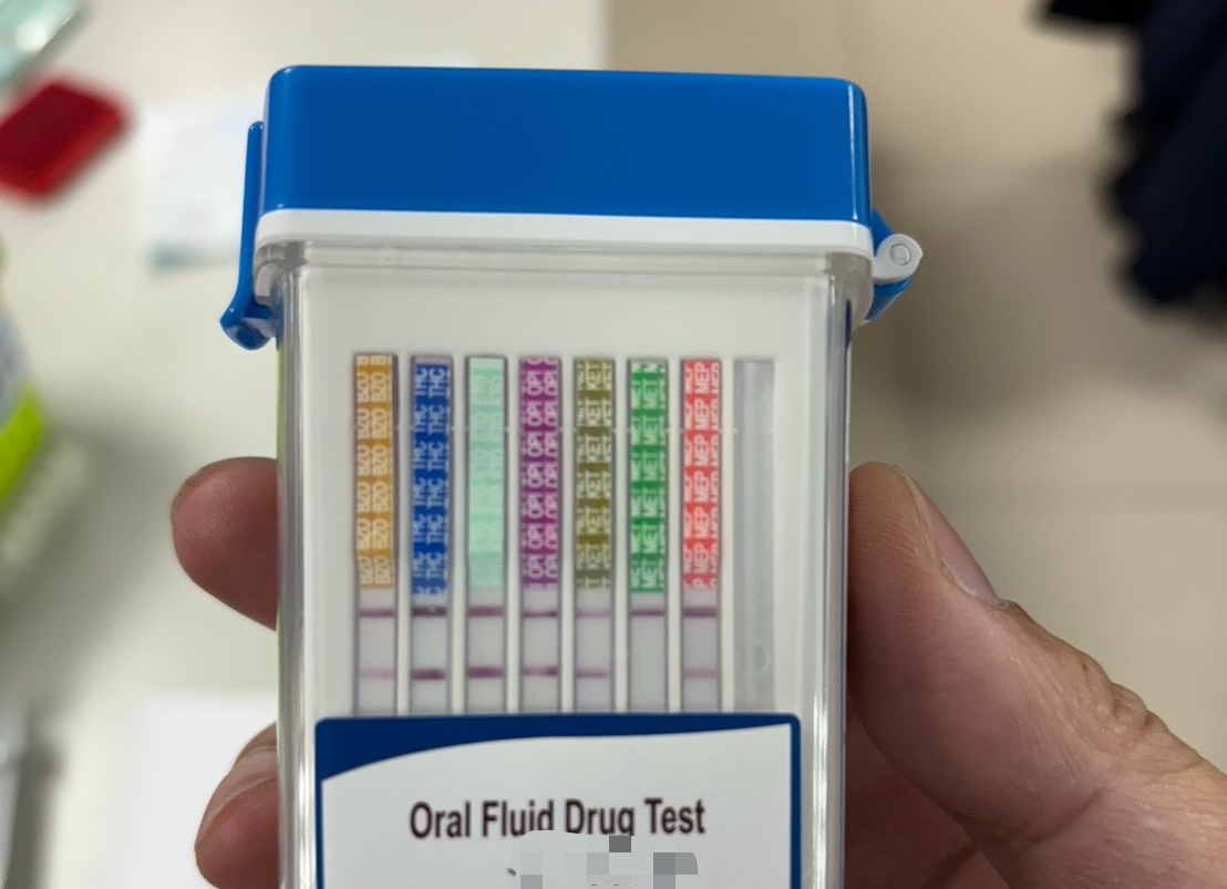 溫姓騎土涉嫌毒駕。（警方提供）