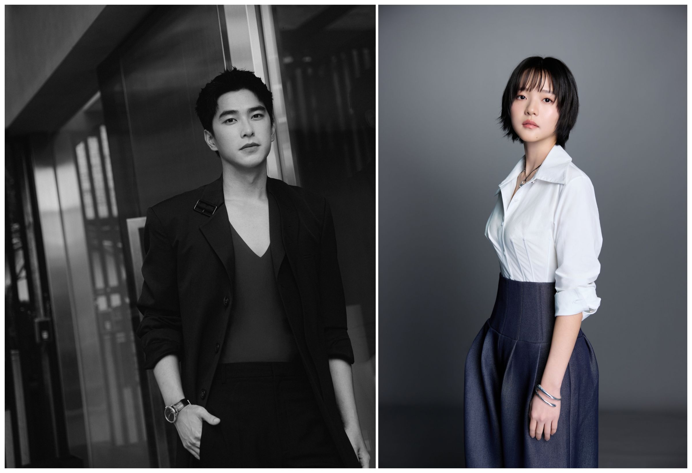 曾敬驊及林廷憶將演出《土・水》男女主角。(左攝影:Lily,皆「湠臺灣」提供)