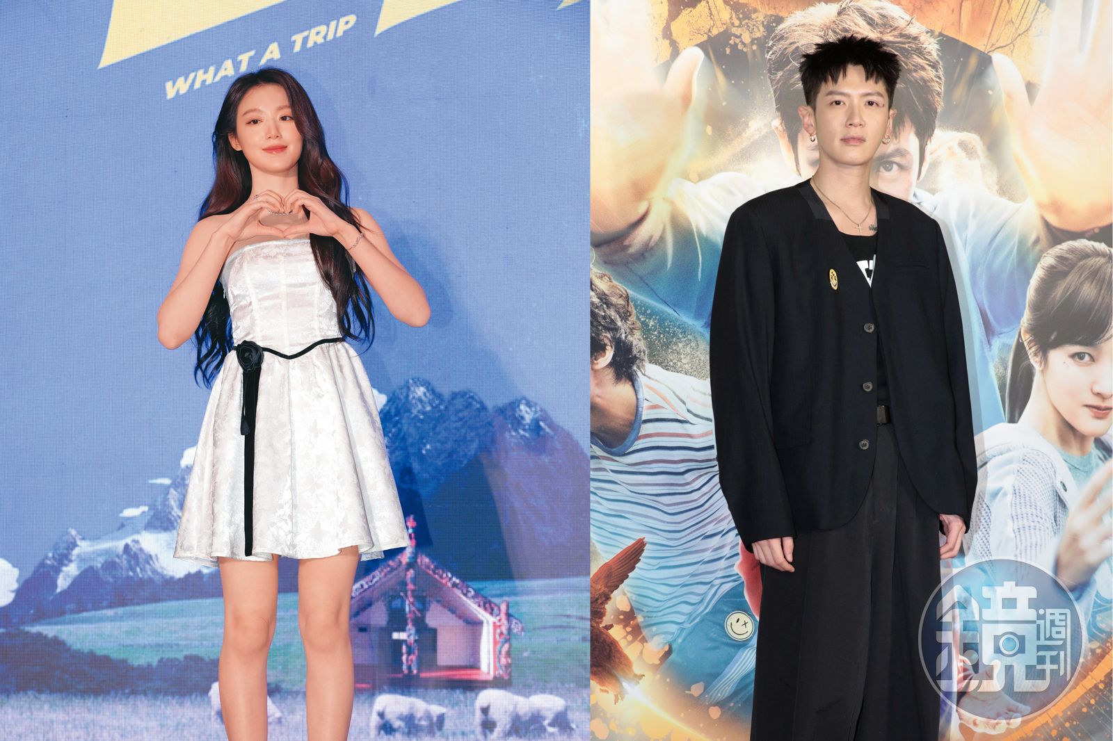 舒華（左圖）和柯震東（右圖）的緋聞傳了1年半，傳出女方已見過柯家人，戀情穩定