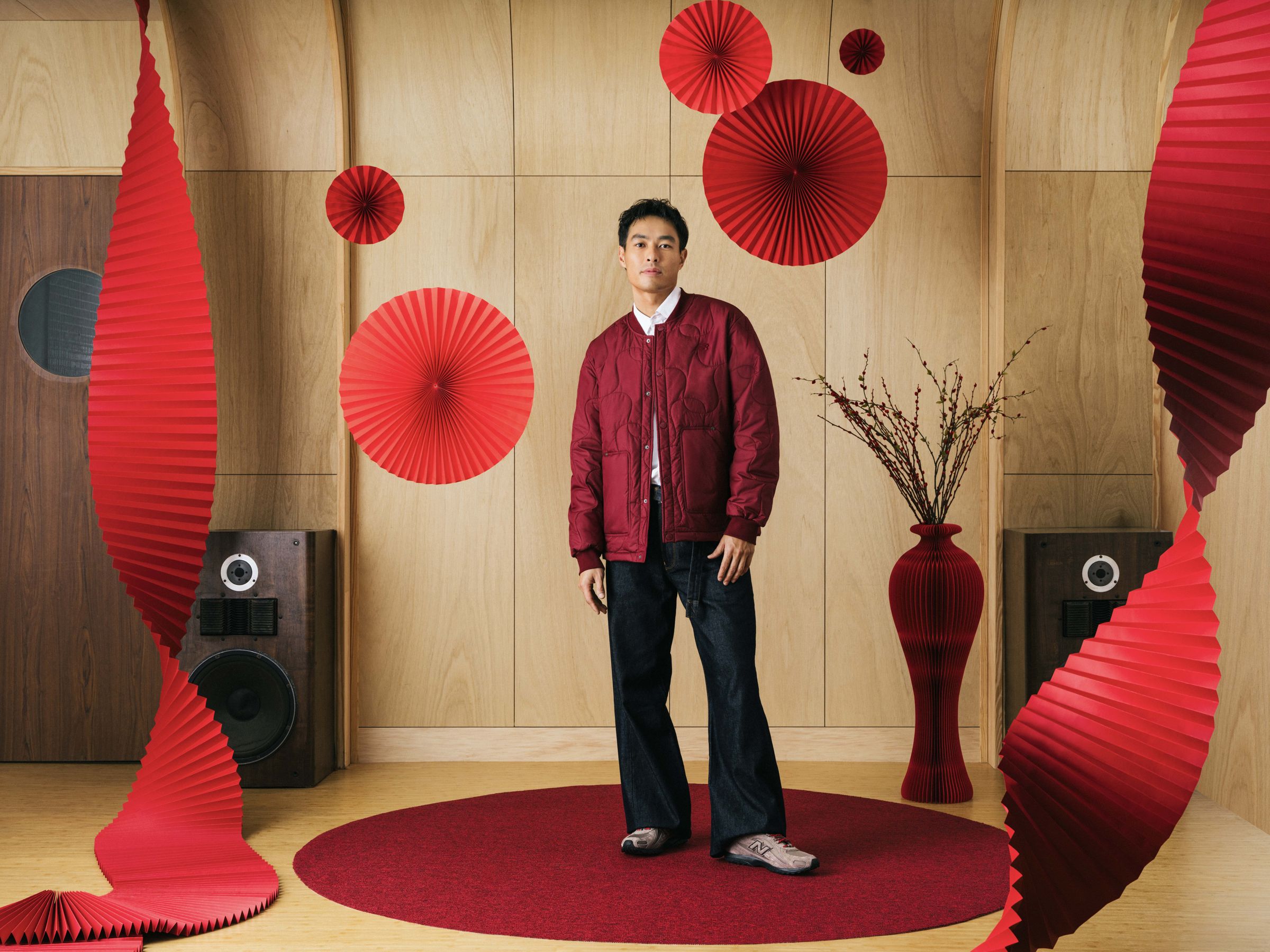 楊祐寧為 New Balance 演繹新年鞋款。(New Balance)