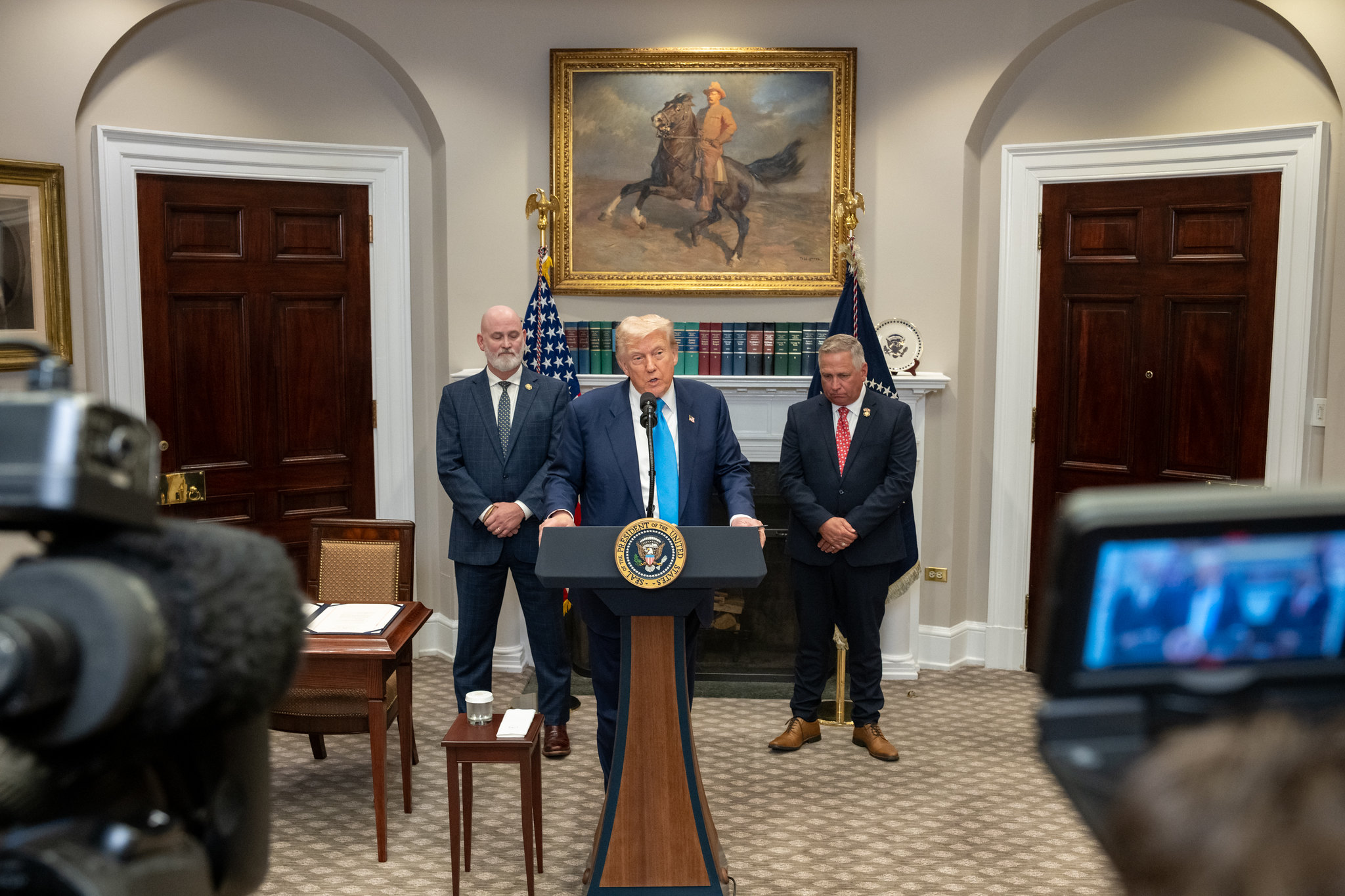 川普祭出對台關稅20%，專家認為，對整體產業影響不大，關鍵仍在232條款。（翻攝自美國白宮Flickr）