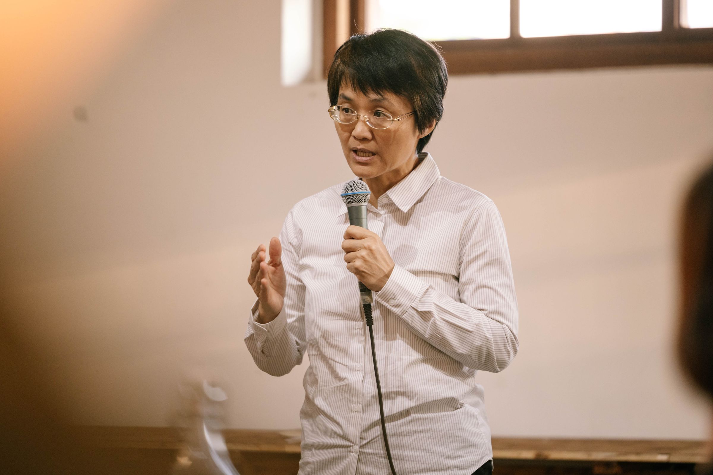 古秀妃表示,《財劃法》修正案通過後,中央將難支持地方建設,呼籲地方政府應編足相關預算。(客委會提供)