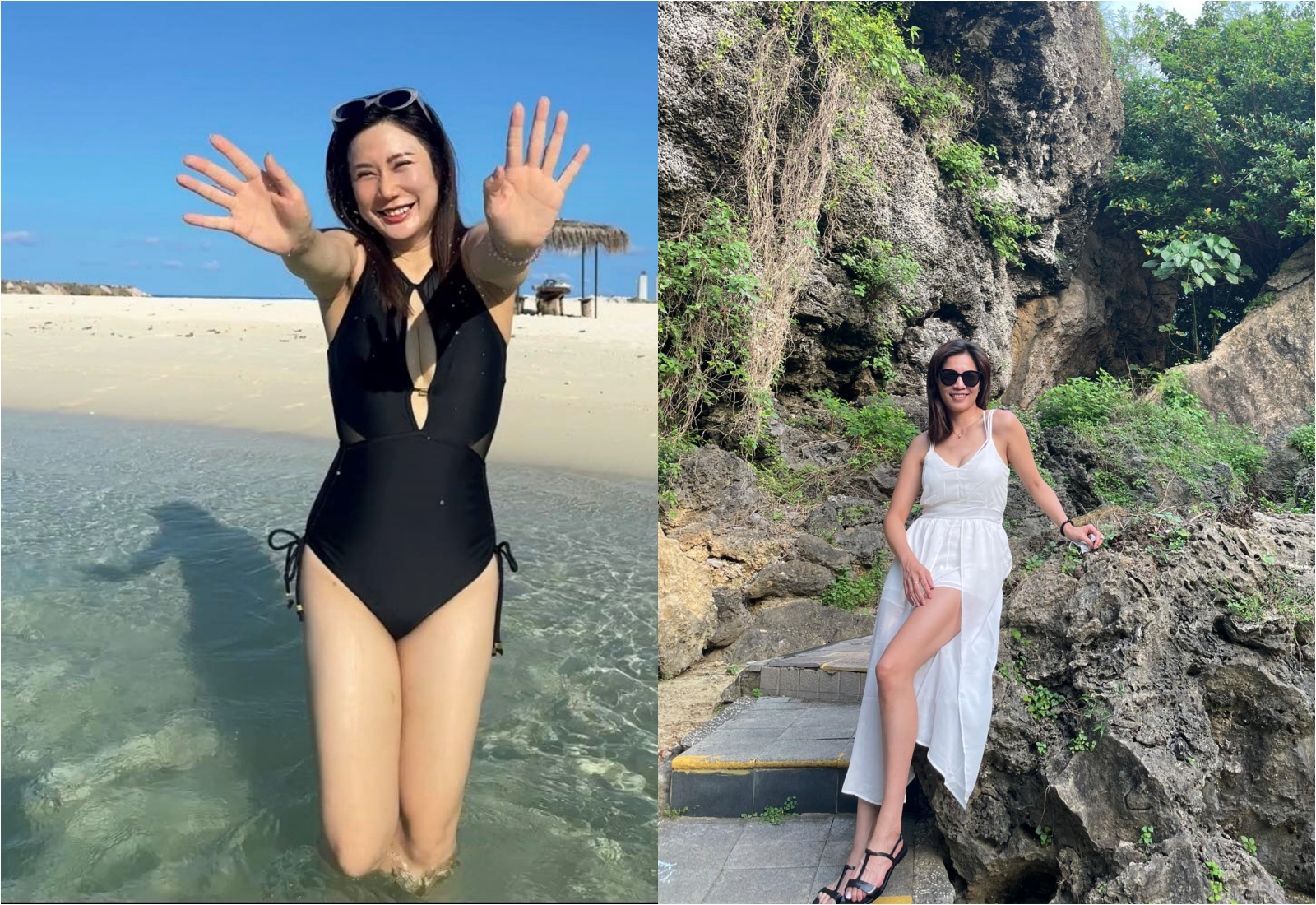 柳采葳、鍾沛君七夕放送辣照。（翻攝自臉書）