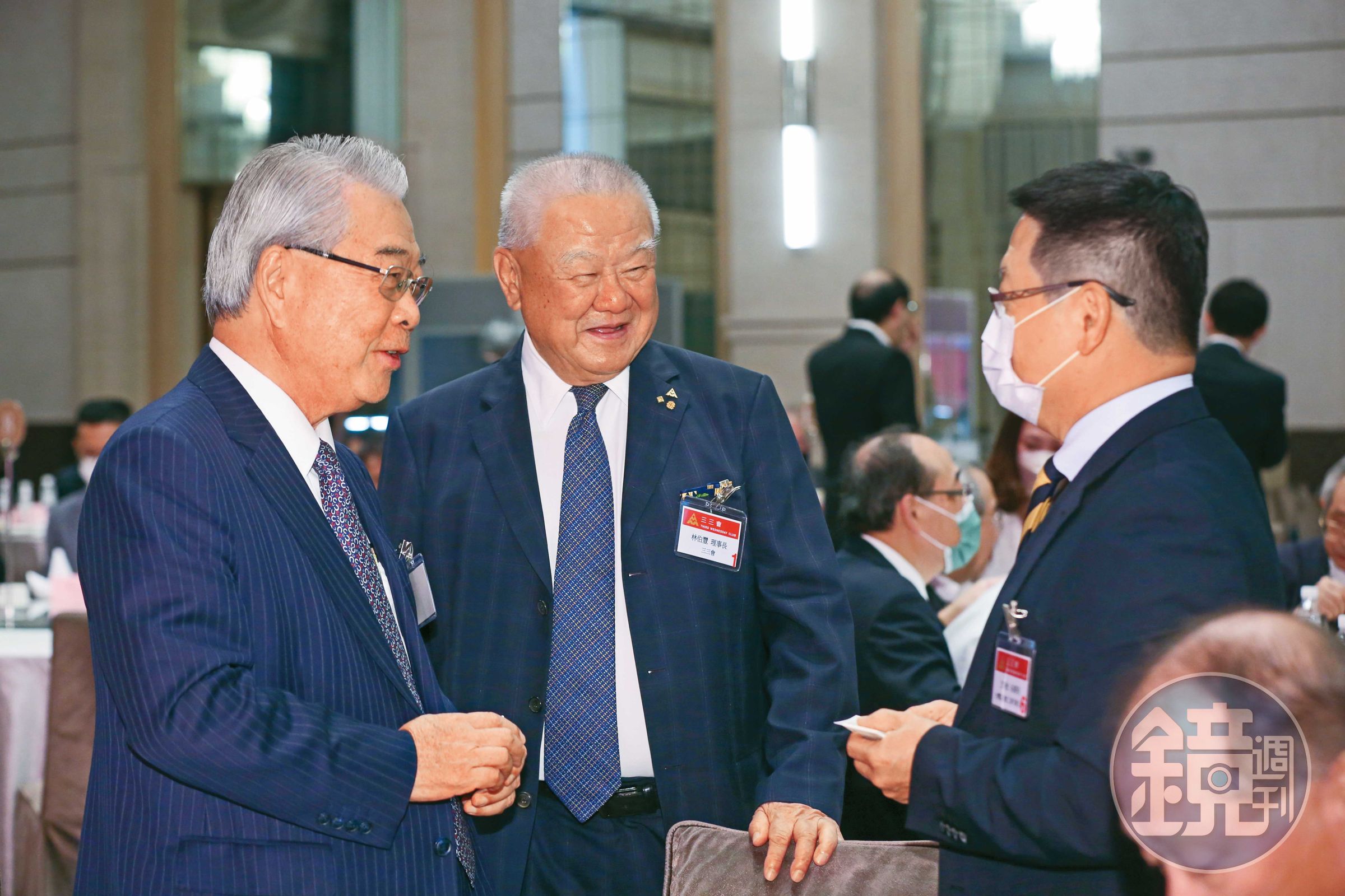 傳產、中小電子也是受災戶，三三會理事長林伯豐（中）說很多企業會大虧損。