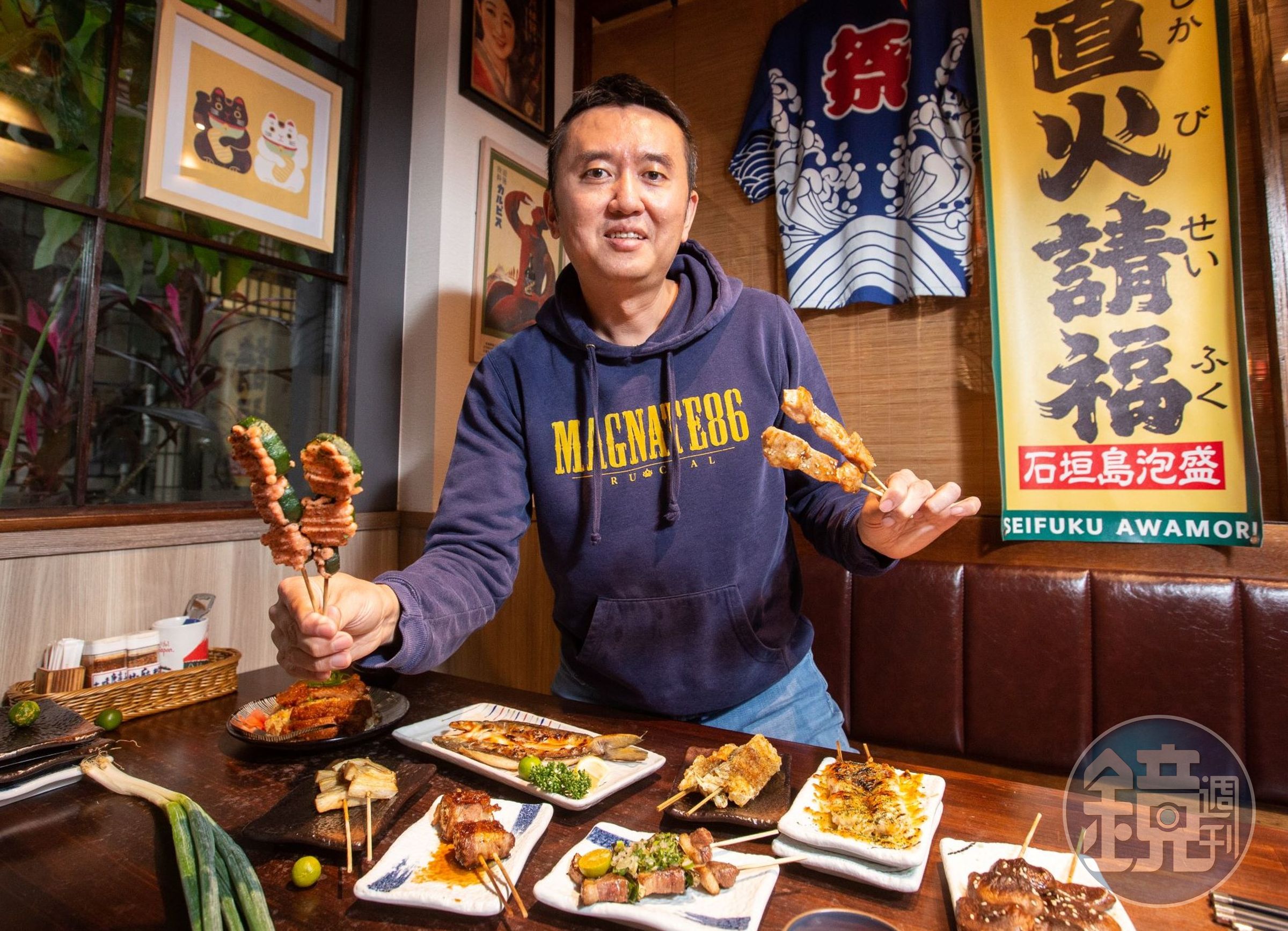 林北烤好是宜蘭串燒居酒屋第一品牌，創辦人莊傐評表示，疫情後不再追求快速展店，不過在新一波居酒屋、燒烤風潮下，他會穩紮穩打地擴展串烤版圖。
