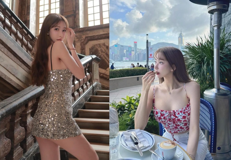 Cammi憑藉火辣身材吸粉，近日大秀「消脂」後成果。（翻攝IG@alyssa_medical）