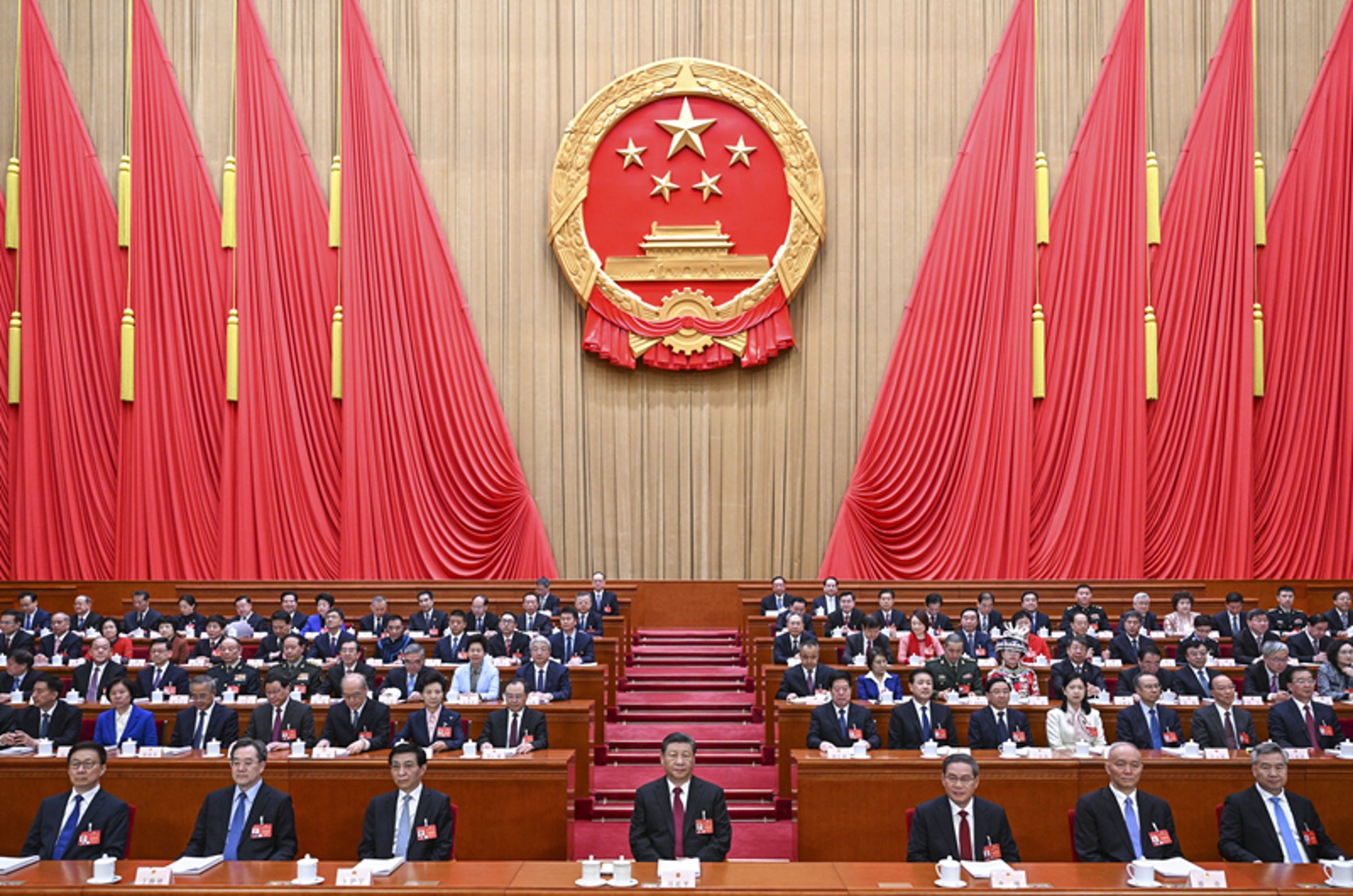 中國第14屆全國人大第二次會議昨（5日）開幕。（翻攝自中國國務院官網）