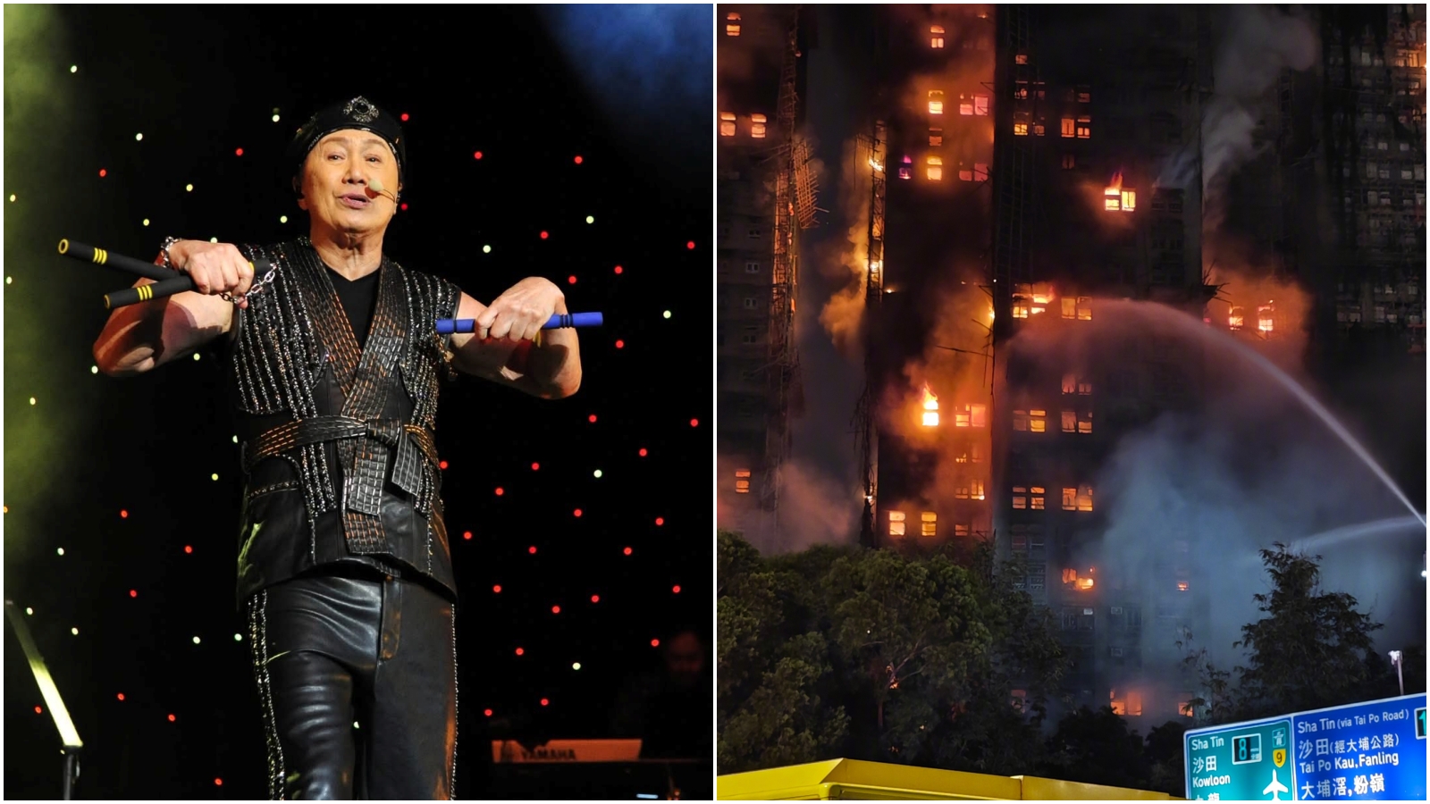 身為香港大埔居民，許冠傑發出手寫信願天佑香港。（翻攝許冠傑臉書、新華社微博）