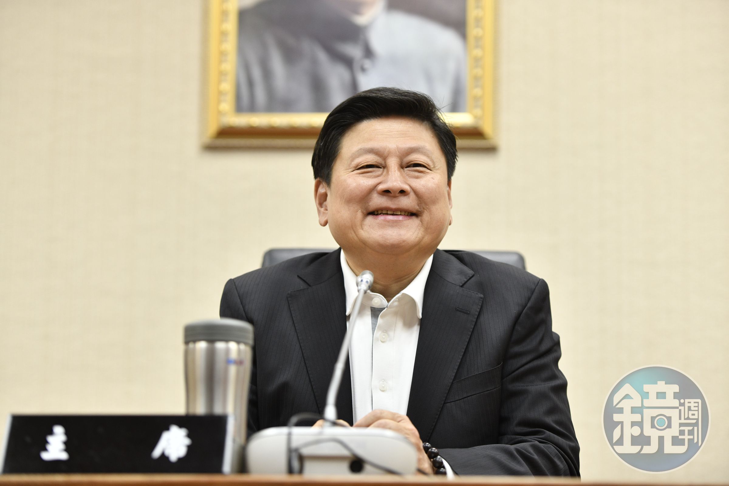 傅崐萁2月率團赴香港,然而卻發生團員中有一人入境時被抓。(本刊資料照)