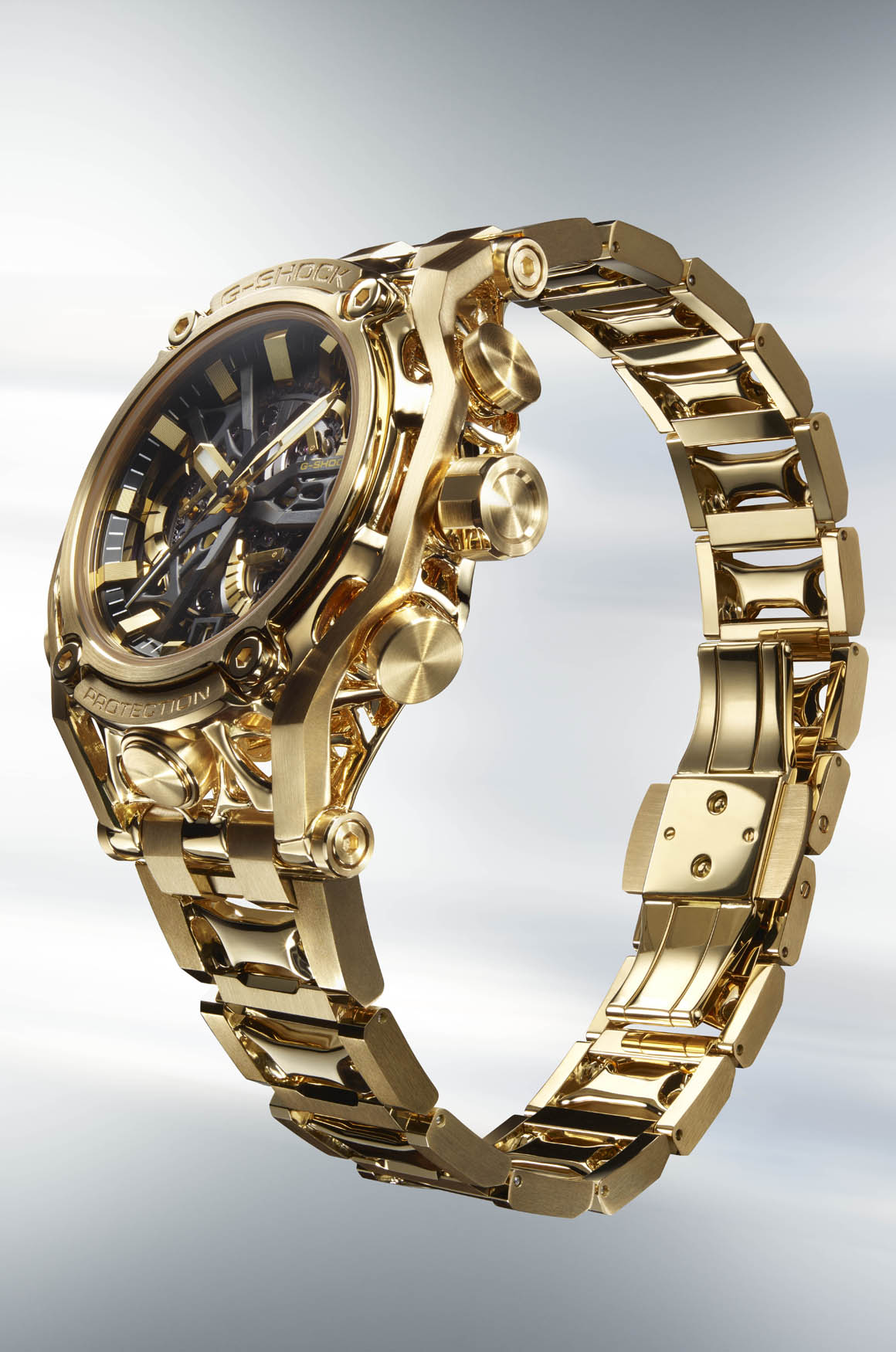 2023年首款由人類與AI人工智慧共同創造的G-SHOCK，型號G-D001。