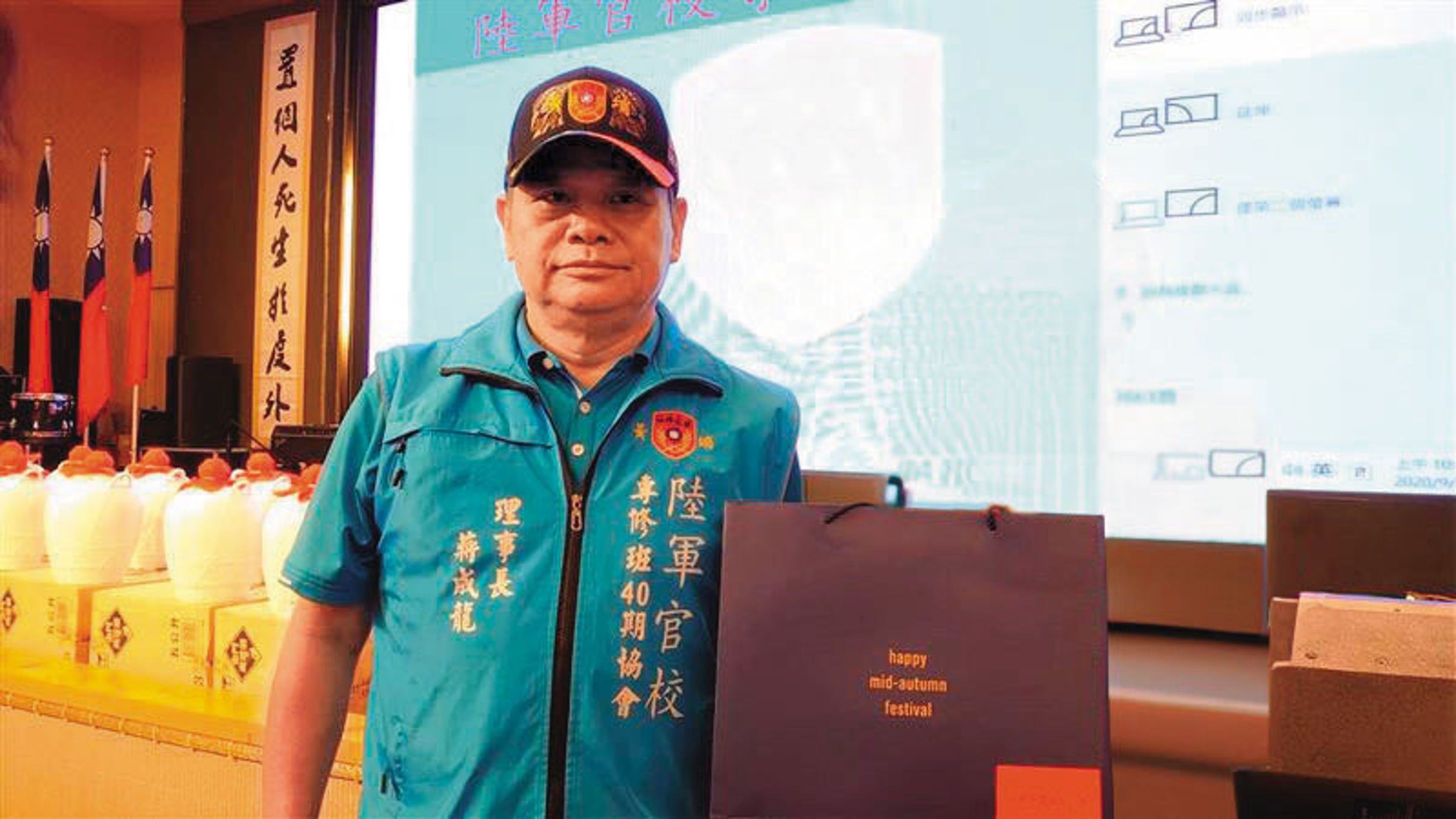 蔣成龍(圖)是立法院長韓國瑜的陸軍官校專修班同學。(台北市榮民服務處提供)