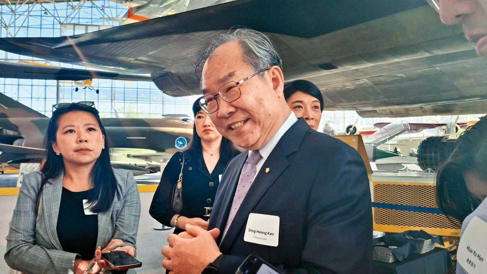 高星潢認為，現有的人才團隊是華航最大優勢。（林喬慧攝）