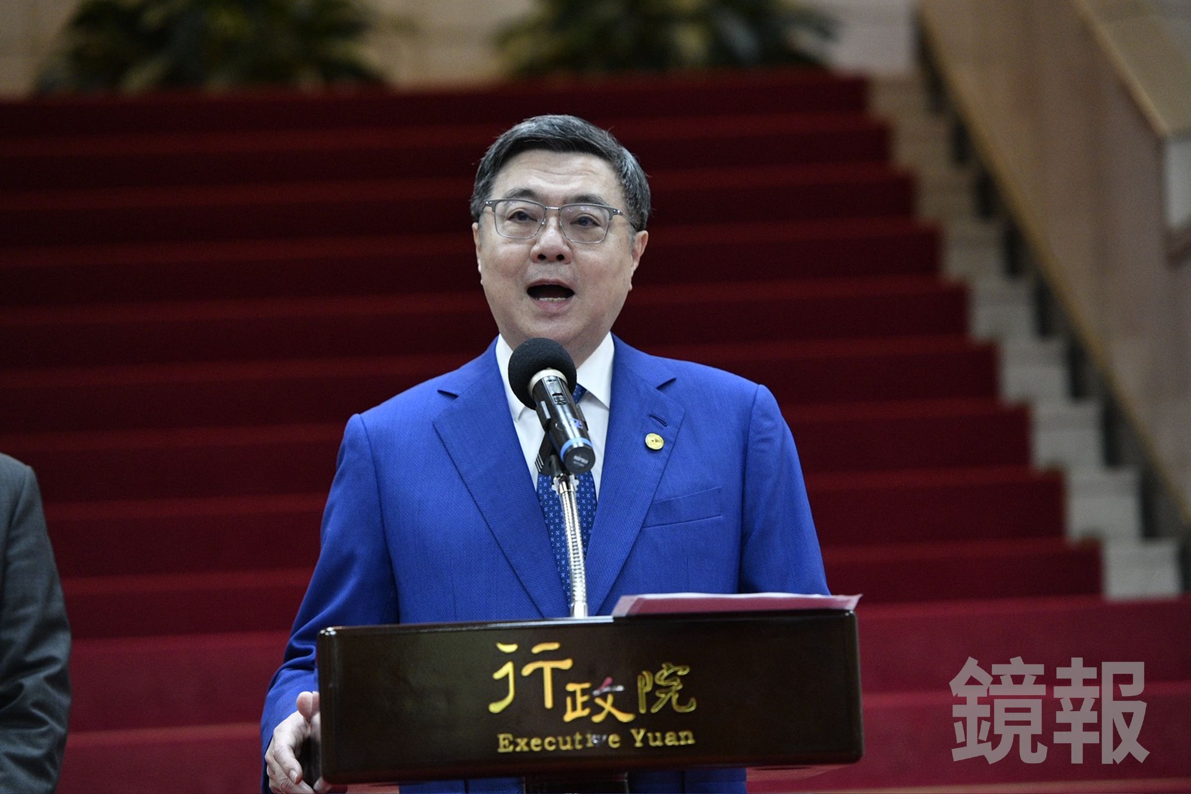 行政院長卓榮泰。(鏡報李智為)