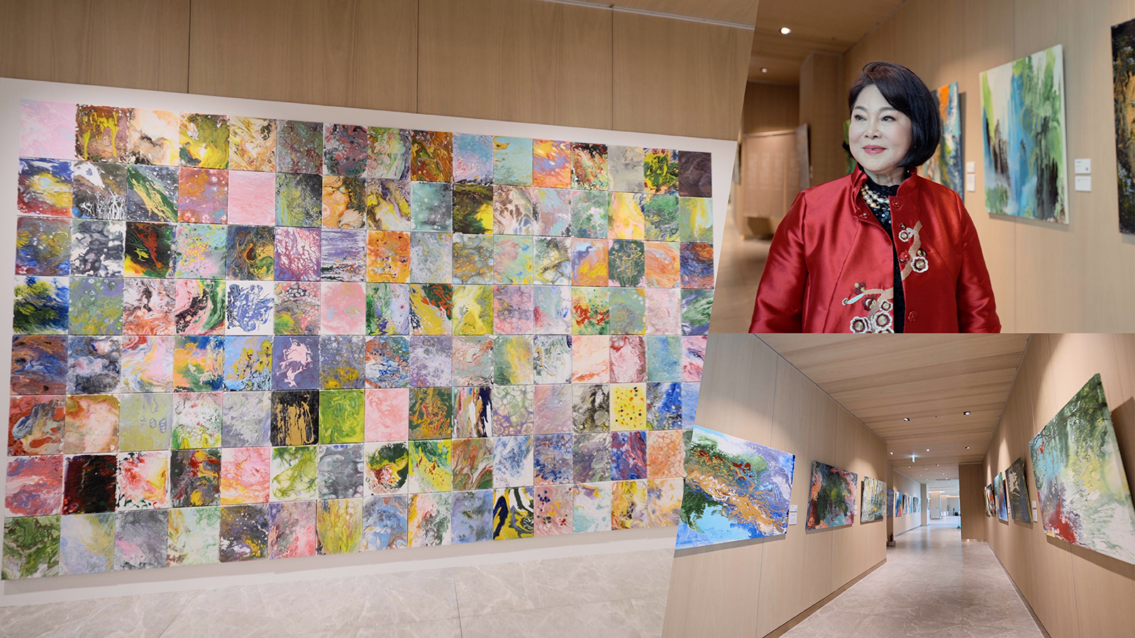 繼「瞬間流1.0展」廣受好評後，藝術家謝麗美2025年再度驚喜登場，於竹北遠東百貨舉辦「瞬間流2.0公益創作展」，除精彩的「瞬間流」新作品外，最大亮點百人共創「台灣最美藝術牆」登場，展現流體藝術與公益的動人力量！