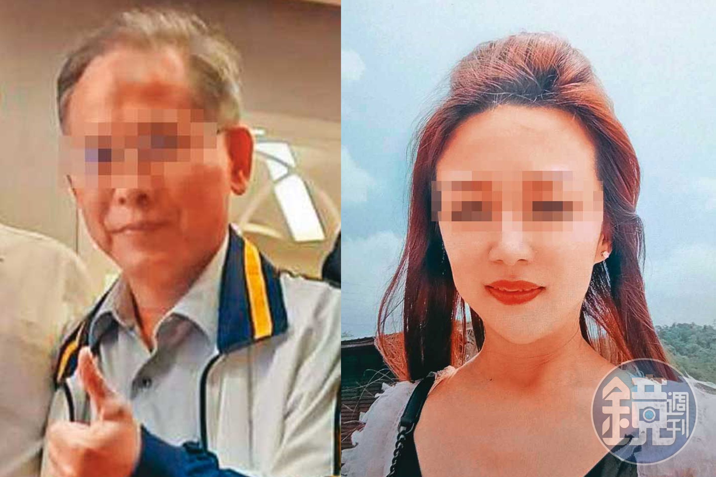 生技公司的蘇姓董事（左）在地方上是個有頭有臉的人物。美魔女人妻（右）身材苗條，長相十分艷麗，迷倒上櫃董事。（翻攝臉書、讀者提供）