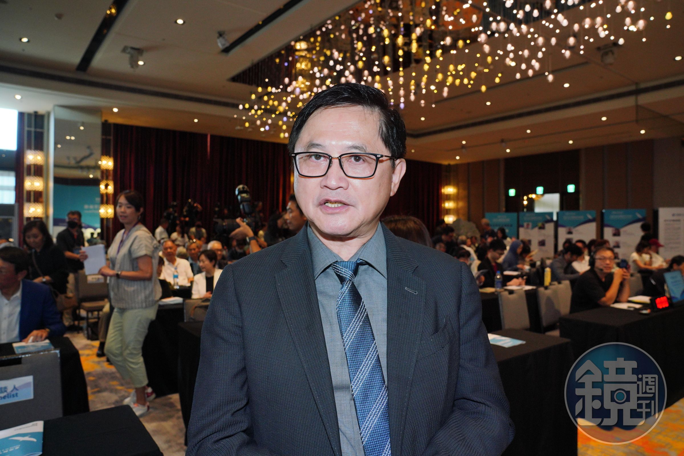 和碩集團董事長童子賢也是龍應台文化基金會董事,今日一早他更親自站台力挺「2025台北國際和平論壇」。