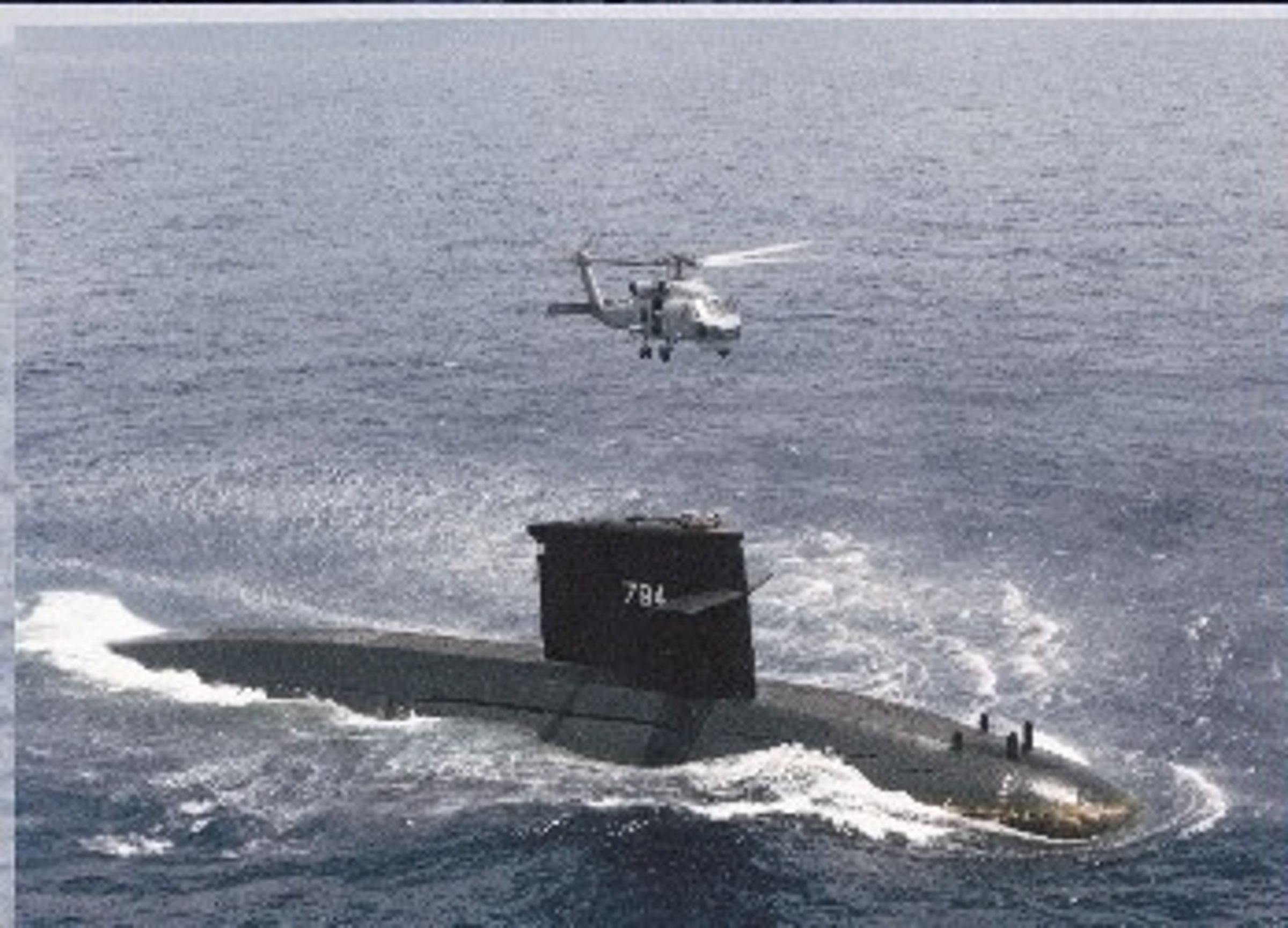 海軍艦隊指揮部256戰隊的海虎潛艦21日出意外，3名落海官兵至今生死未卜。（示意圖，翻攝自國防部）
