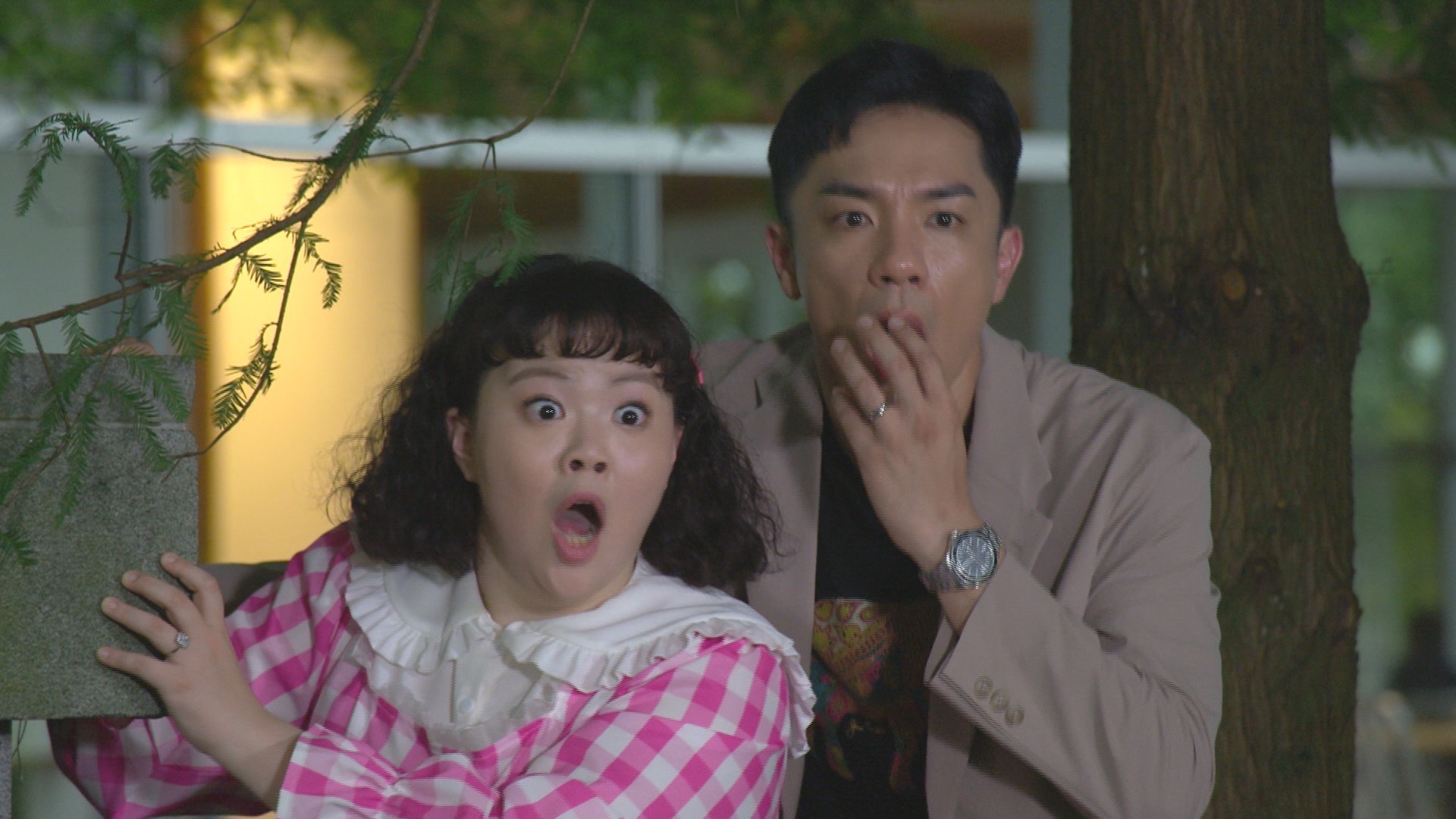 宮美樂《愛的榮耀》跟楊皓崴是小夫妻，成了喜劇擔當。（民視提供）