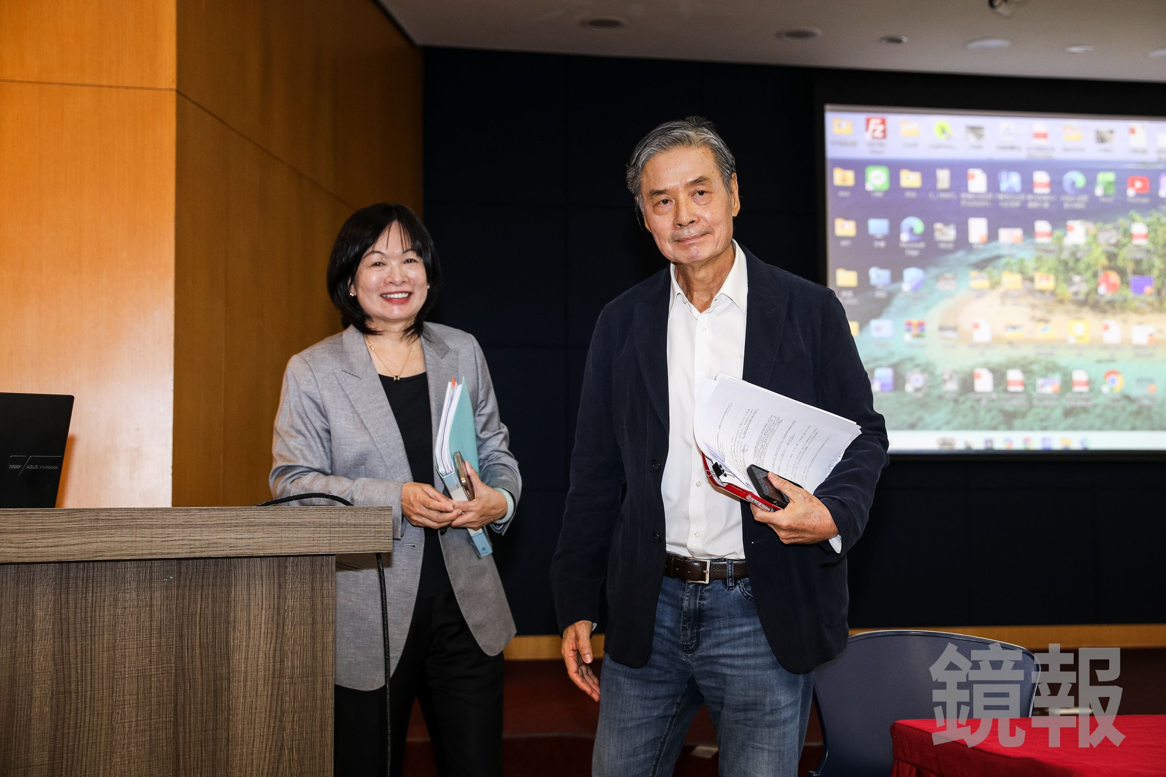 國安會前祕書長金溥聰。(鏡報鄒保祥)