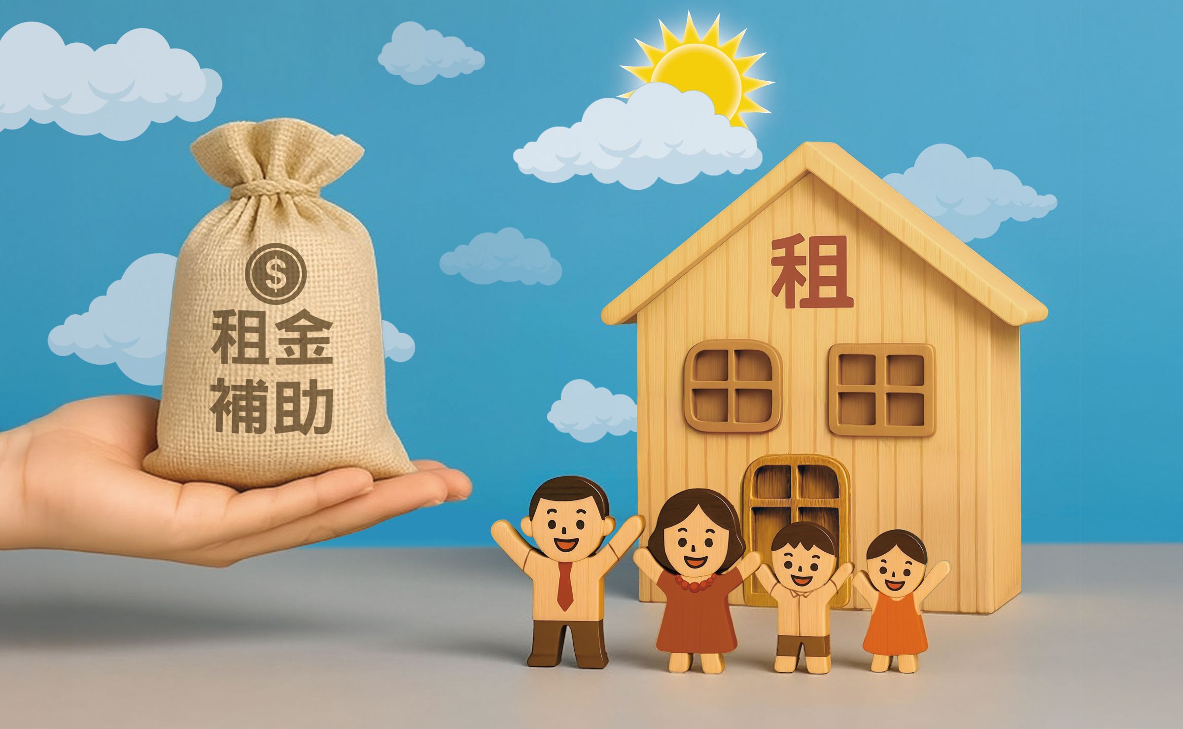 全國租金指數逐年攀升,租屋族薪水漲不過租金,善用政府租金補貼,可有效減壓。(AI繪圖FREEPIK生成,本刊美術組後製)