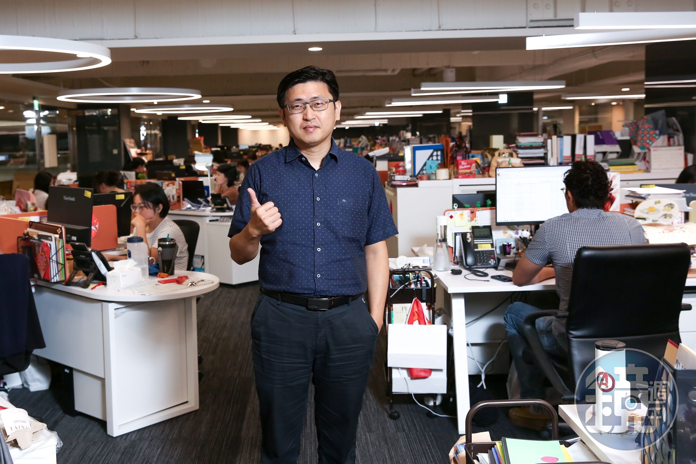 文策院院長盧俊偉期許文策院在開展業務上見樹又見林。