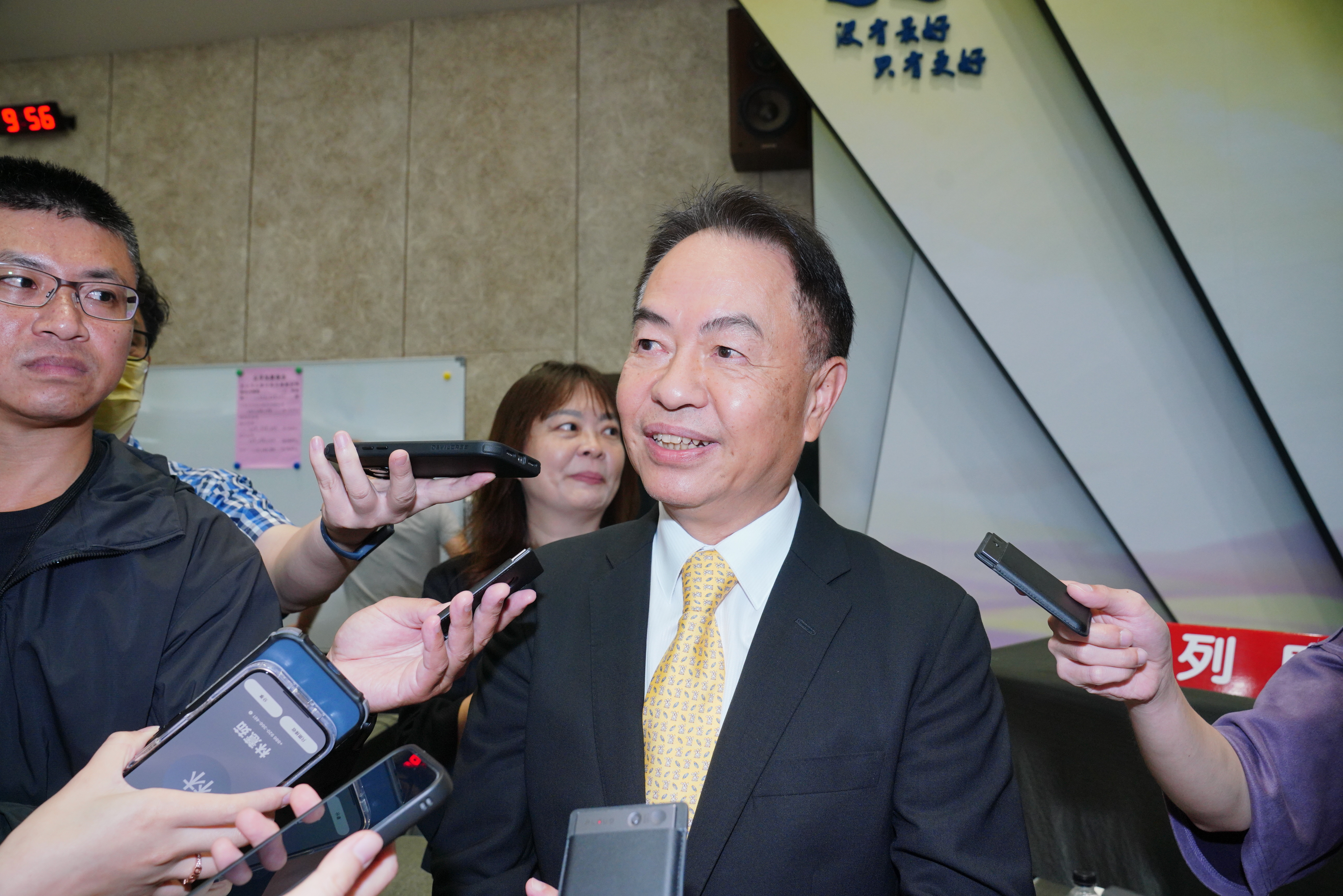 金寶今（3日）舉行股東會，會後金寶總經理陳威昌受訪談及中東佈局。