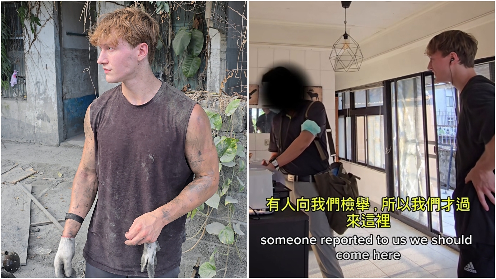 Jacob Pugmire結束光復救災北返，卻遭移民官登門調查，他才得知遭到匿名檢舉。（翻攝自臉書@Jacob Pugmire）