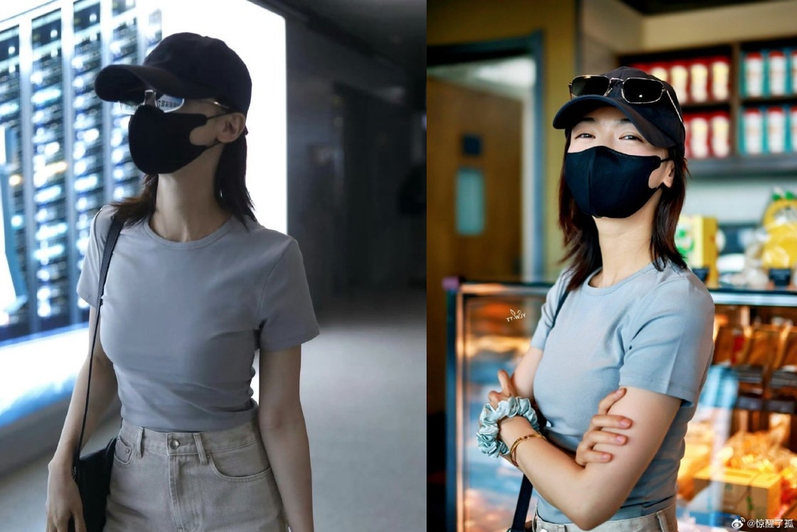 吳謹言產後3個月正式公開亮相，她小腹平坦，身材纖細，迅速把狀態調整到跟懷孕前幾乎沒差別。（微博圖片）