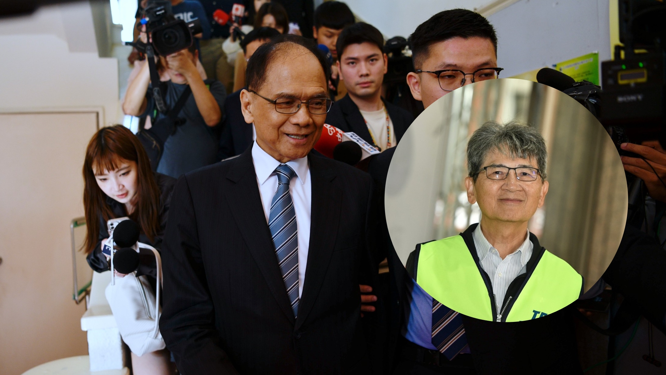 游錫堃在確認未當選立法院長後步出議場，隨後宣布請辭不分區立委，醫師王正旭將遞補上任。