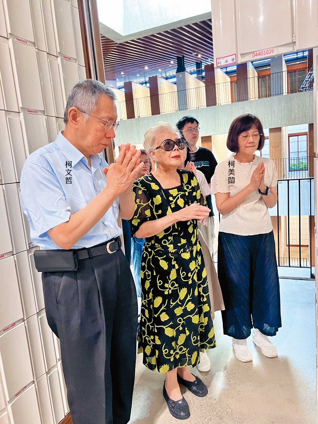 柯家人私下對黃國昌有微詞，柯昌關係是否生變備受關注。（翻攝陳佩琪臉書）