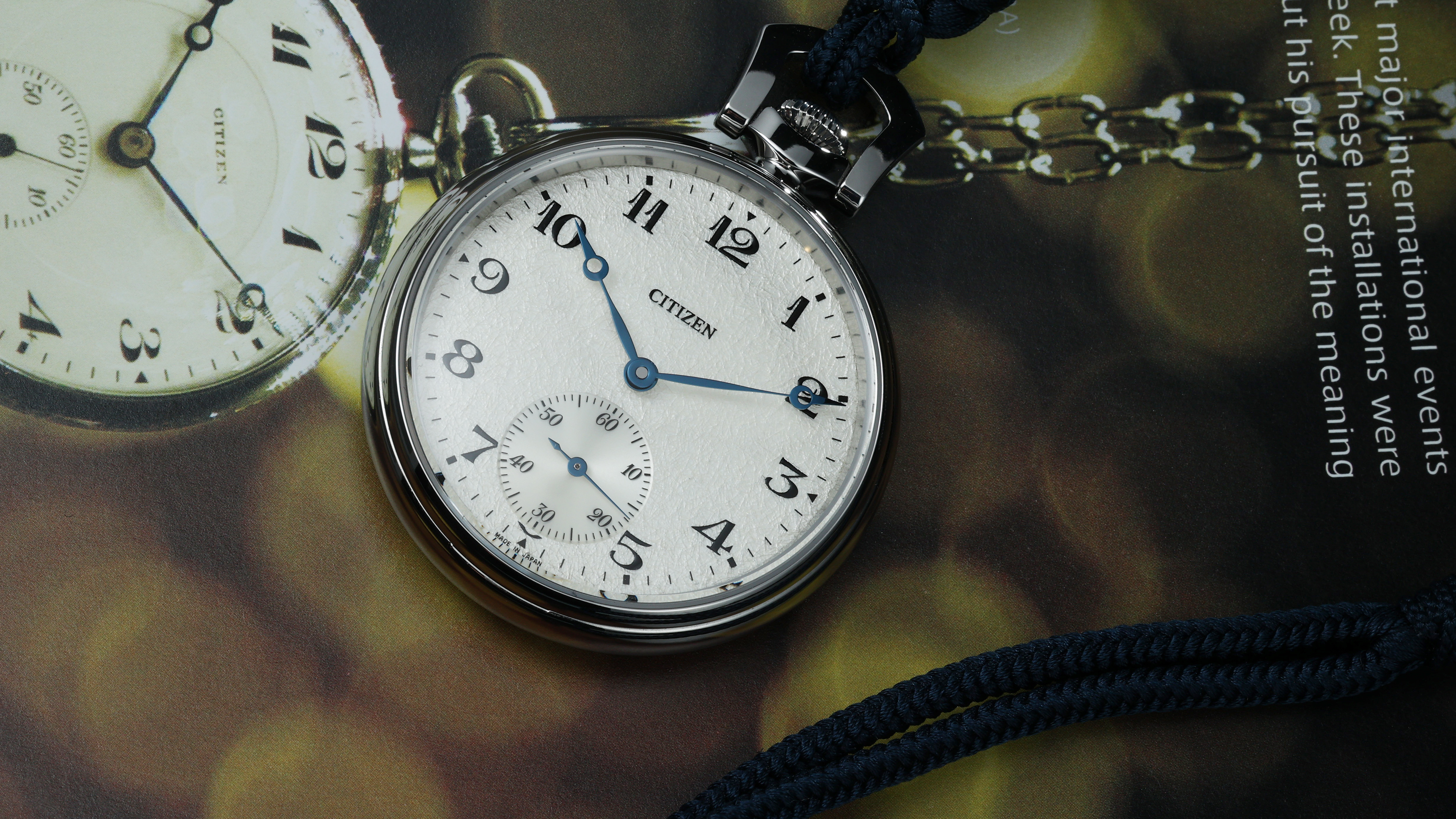 CITIZEN針對製錶百週年推出的限量懷錶NC2990-94A。