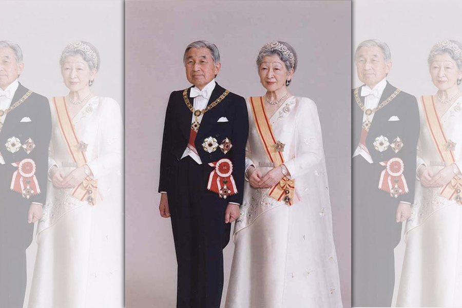 日本上皇后美智子於今天清晨在東京大學醫院完成右大腿骨折手術。（翻攝https://www.kunaicho.go.jp/）