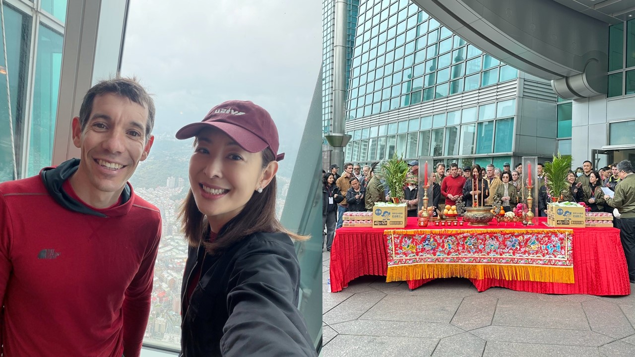 霍諾德倒數3天爬101，賈永婕曝「2禁忌」。 （翻攝自賈永婕臉書）