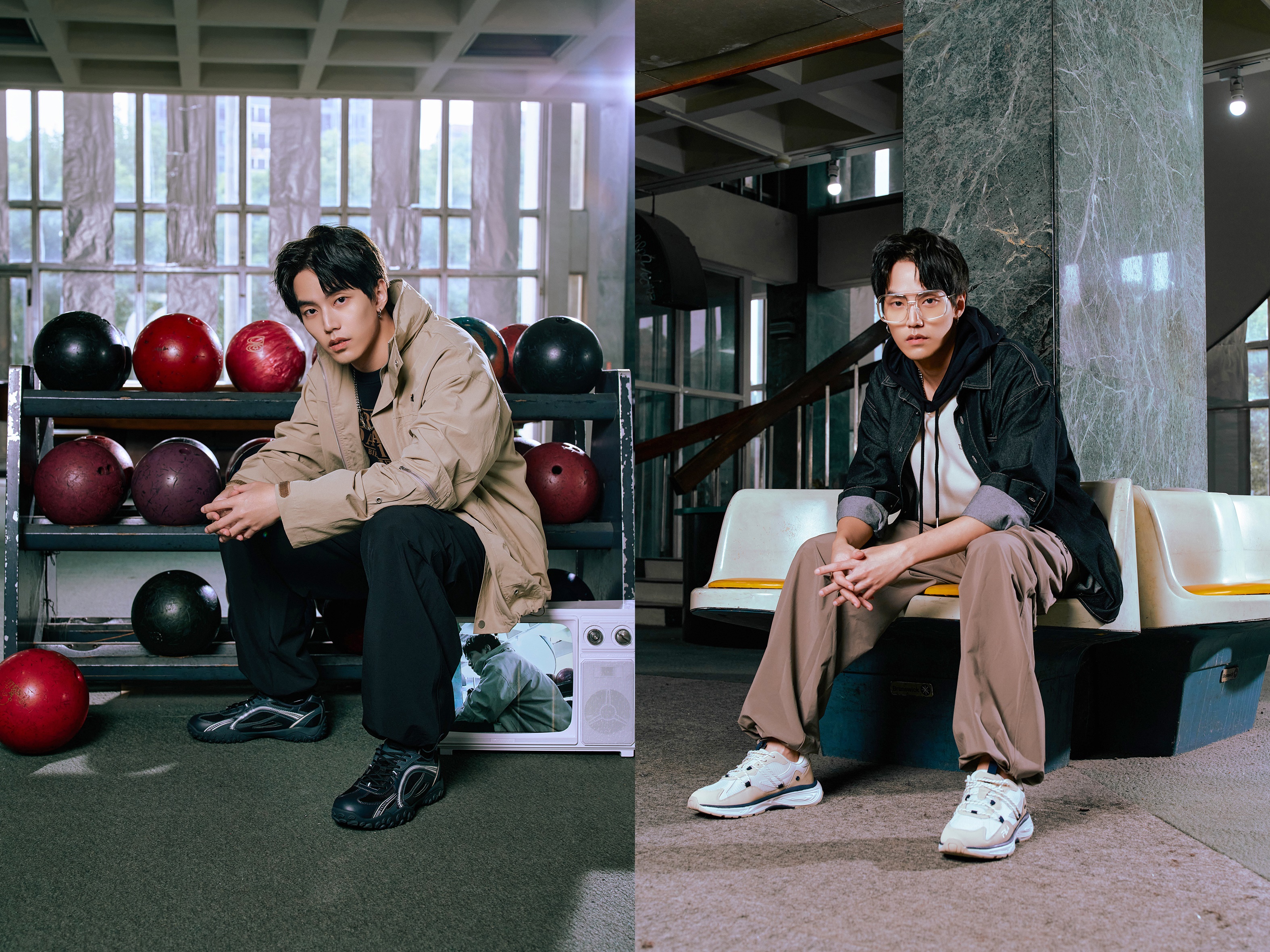 徐謀俊被運動品牌FILA相中，演繹最新系列服飾和鞋款。（FILA提供）