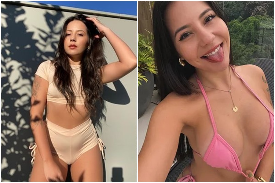 巴西情色網美薩勒（Ellen Salles）經營「裸體清潔」的服務，竟意外爆紅。（翻攝自Ellen Salles IG）