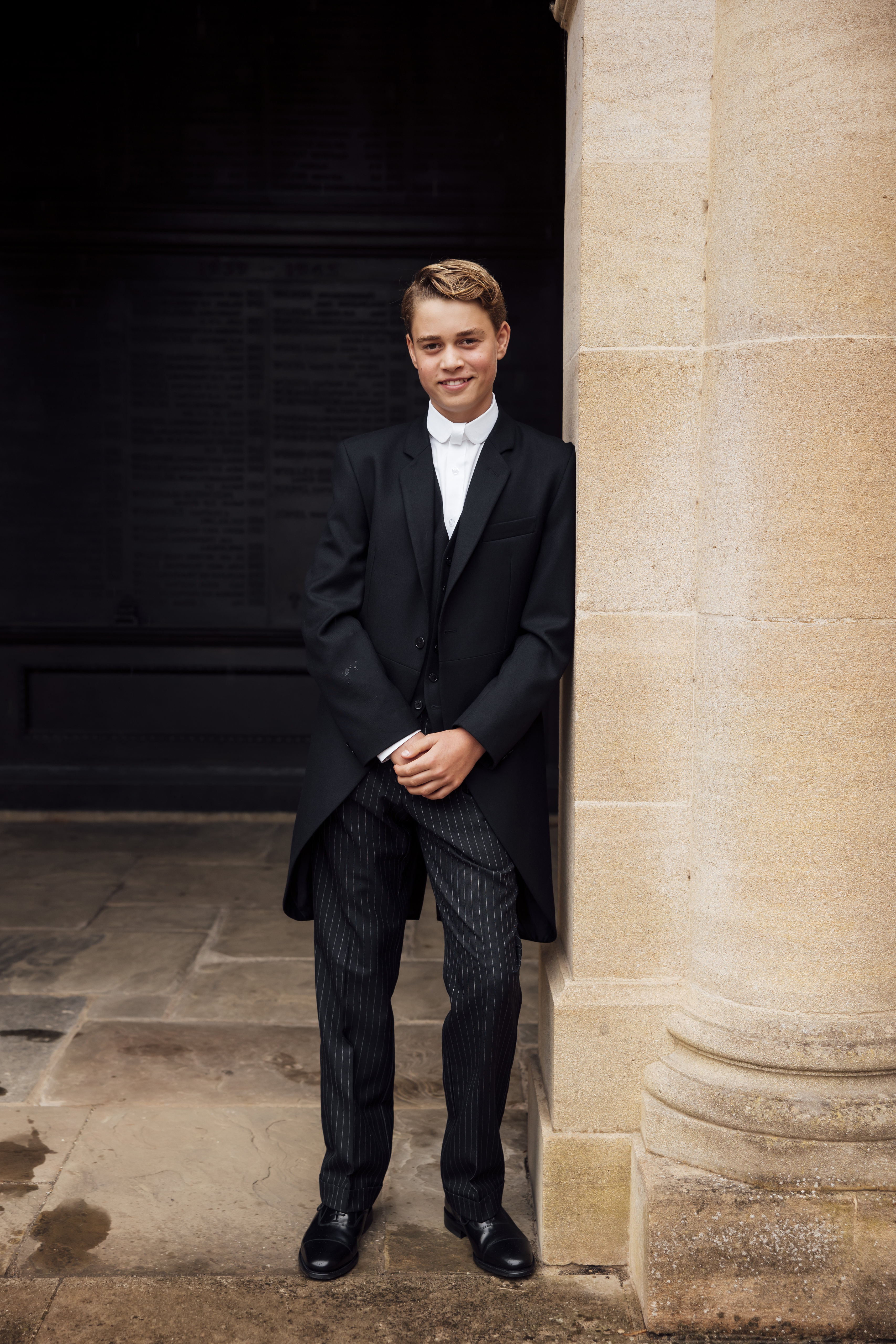 13歲喬治王子進入伊頓公學就讀，首次展開全日制寄宿生活。（翻攝Kensington Palace Flickr）